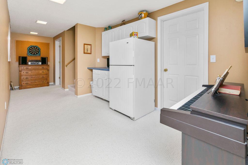 Basement bar area