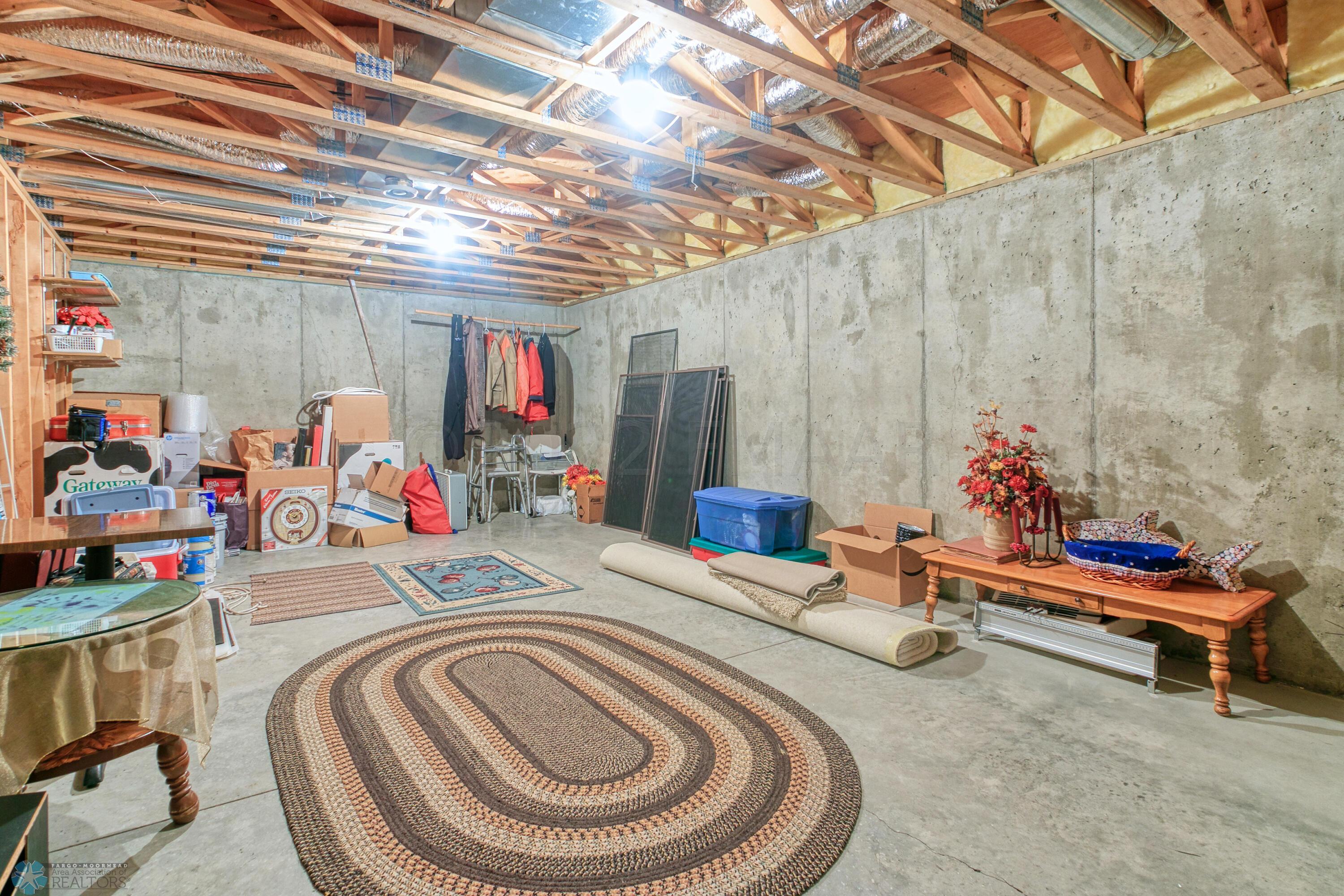 2nd unfinished space in basement