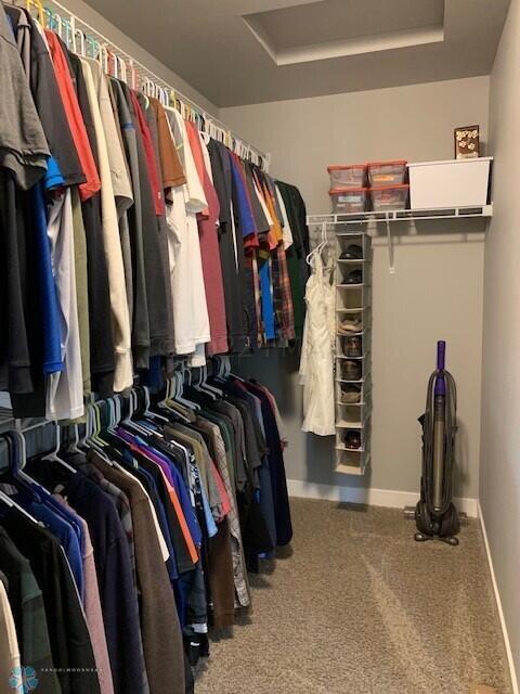 Master walk in closet