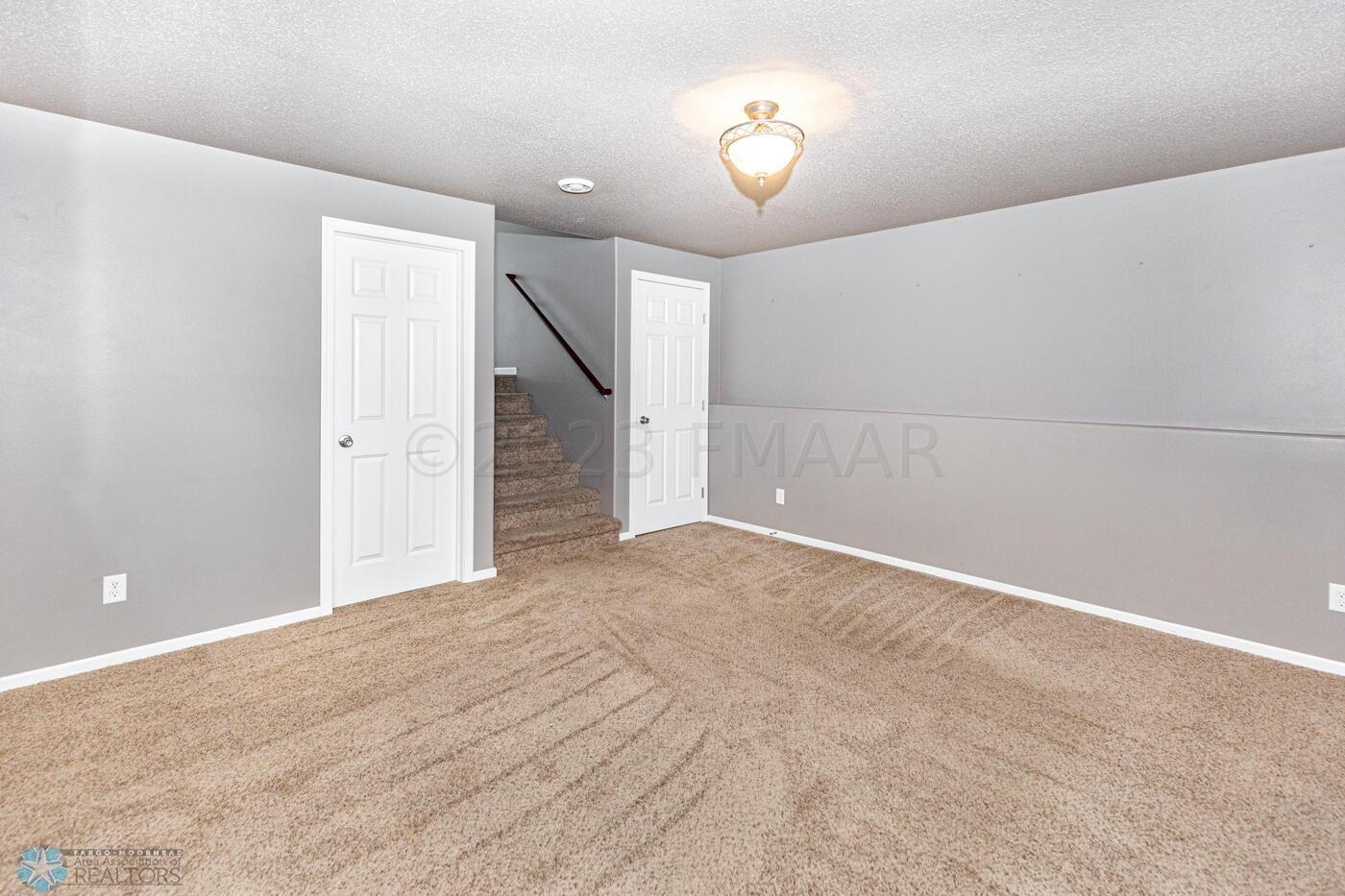 Lower level living area