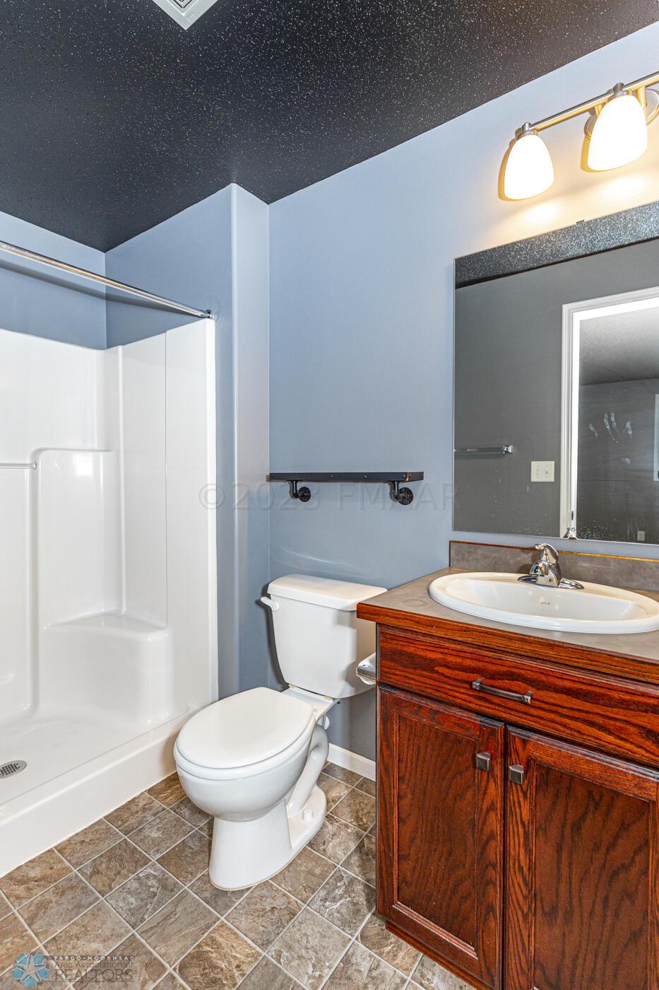Lower level bath