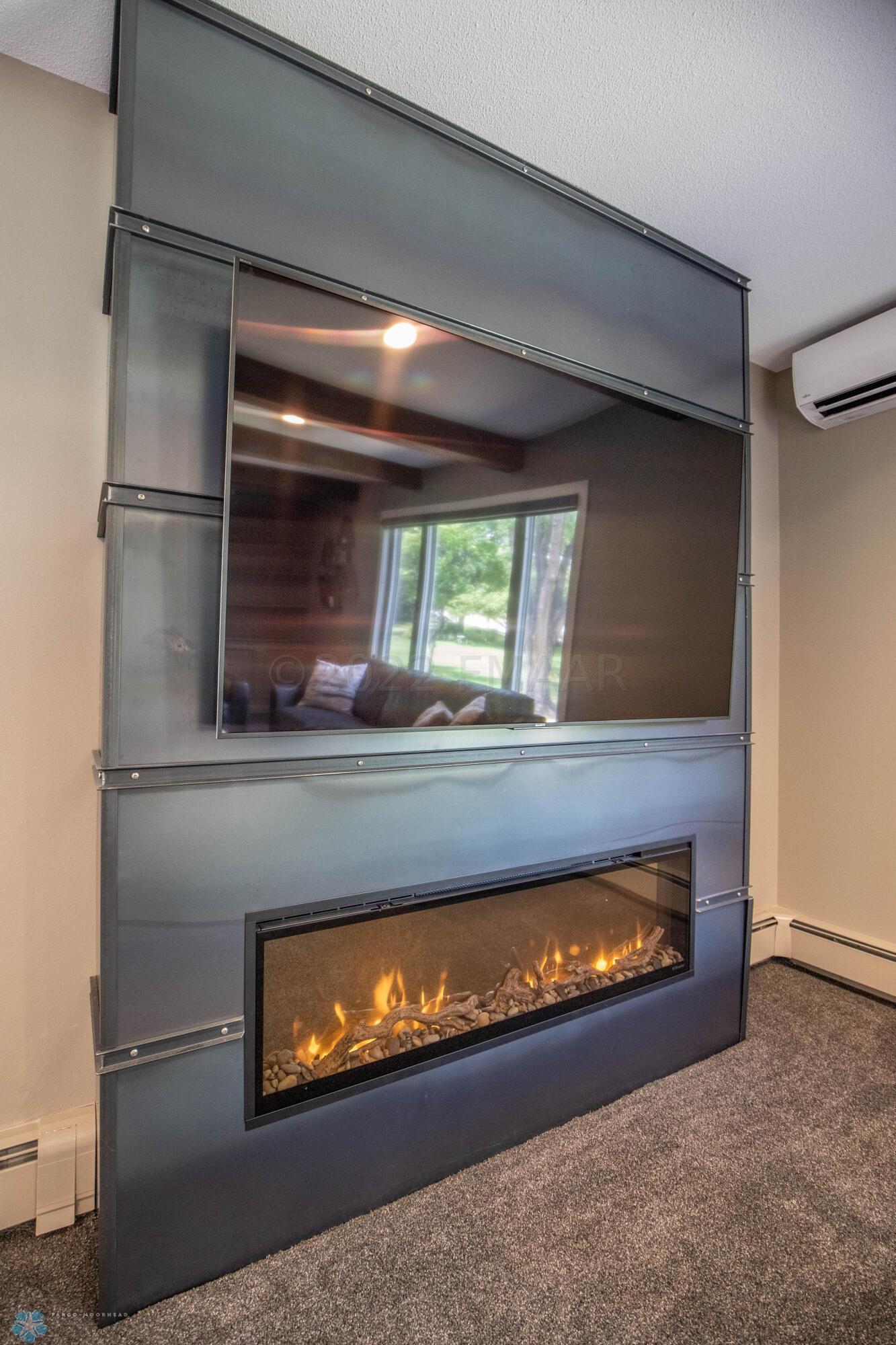 Den Fireplace