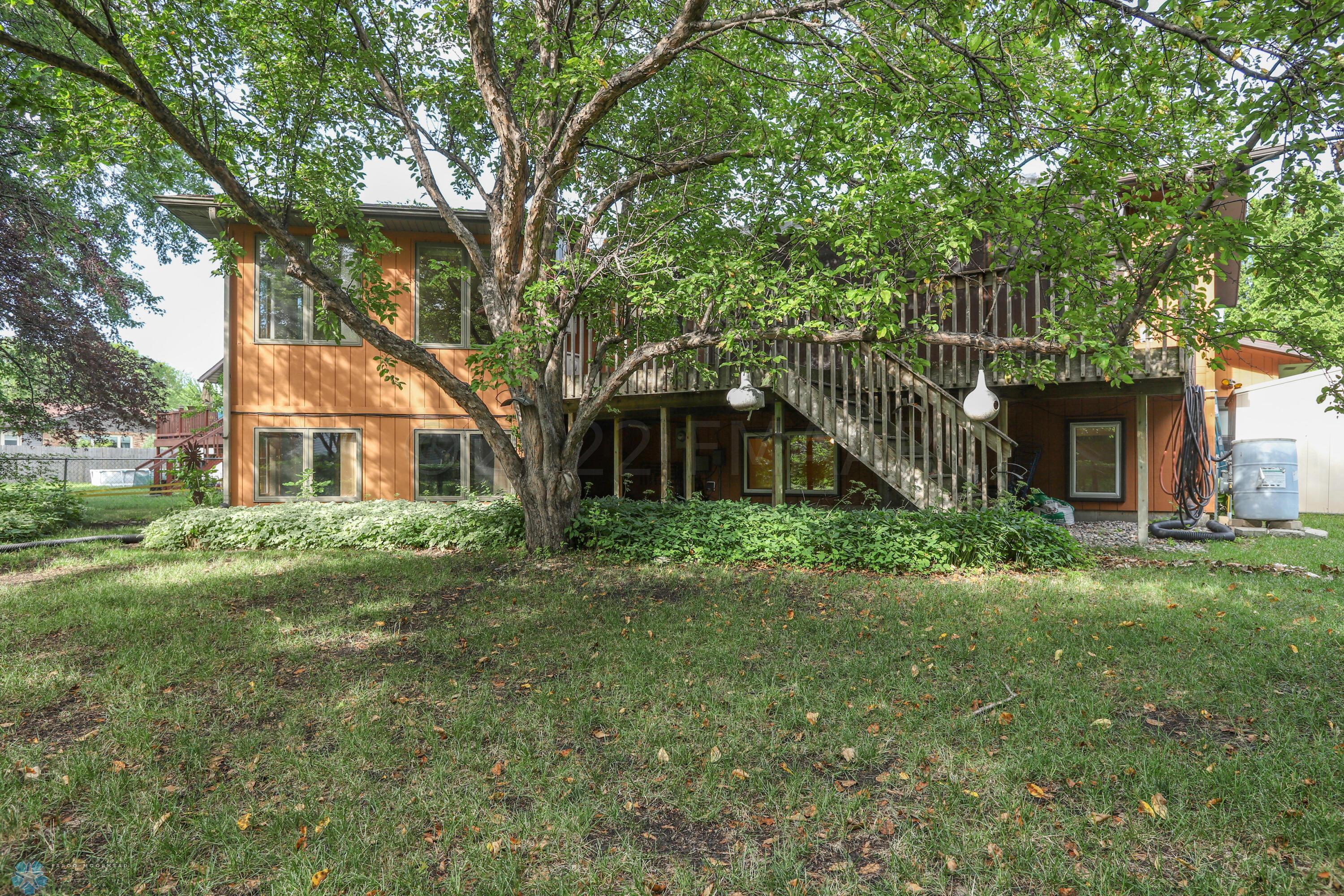 Rear of home