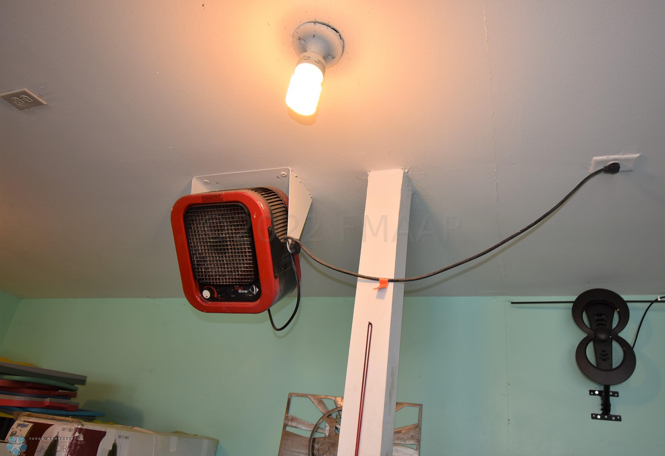 Finished and Heated Garage