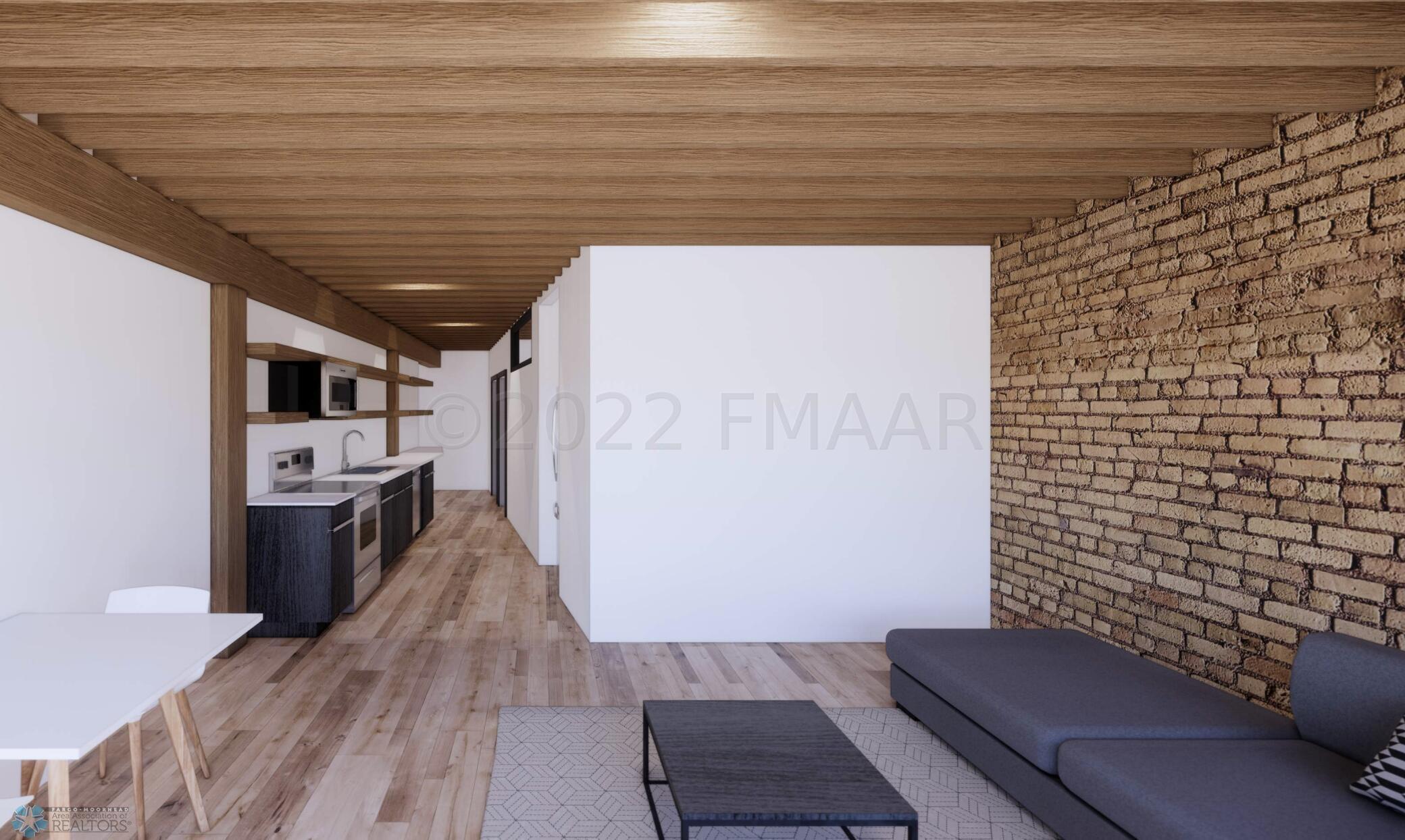 Living room and Kitchen