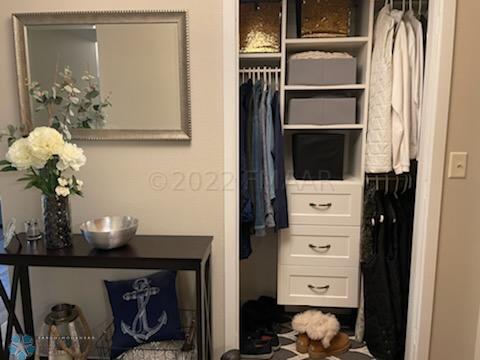 Foyer closet