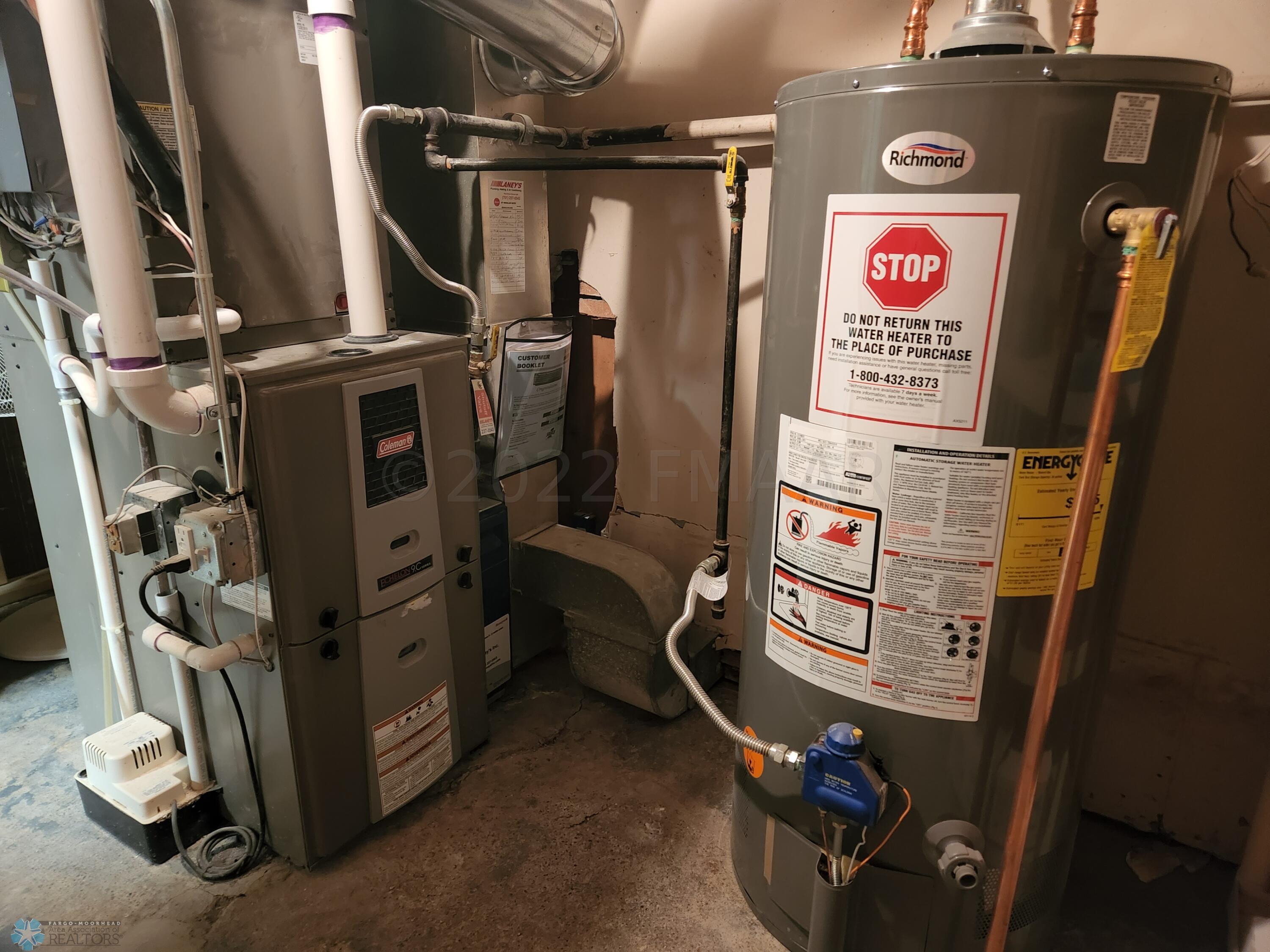 Updated GFA Furnace and Water Heater
