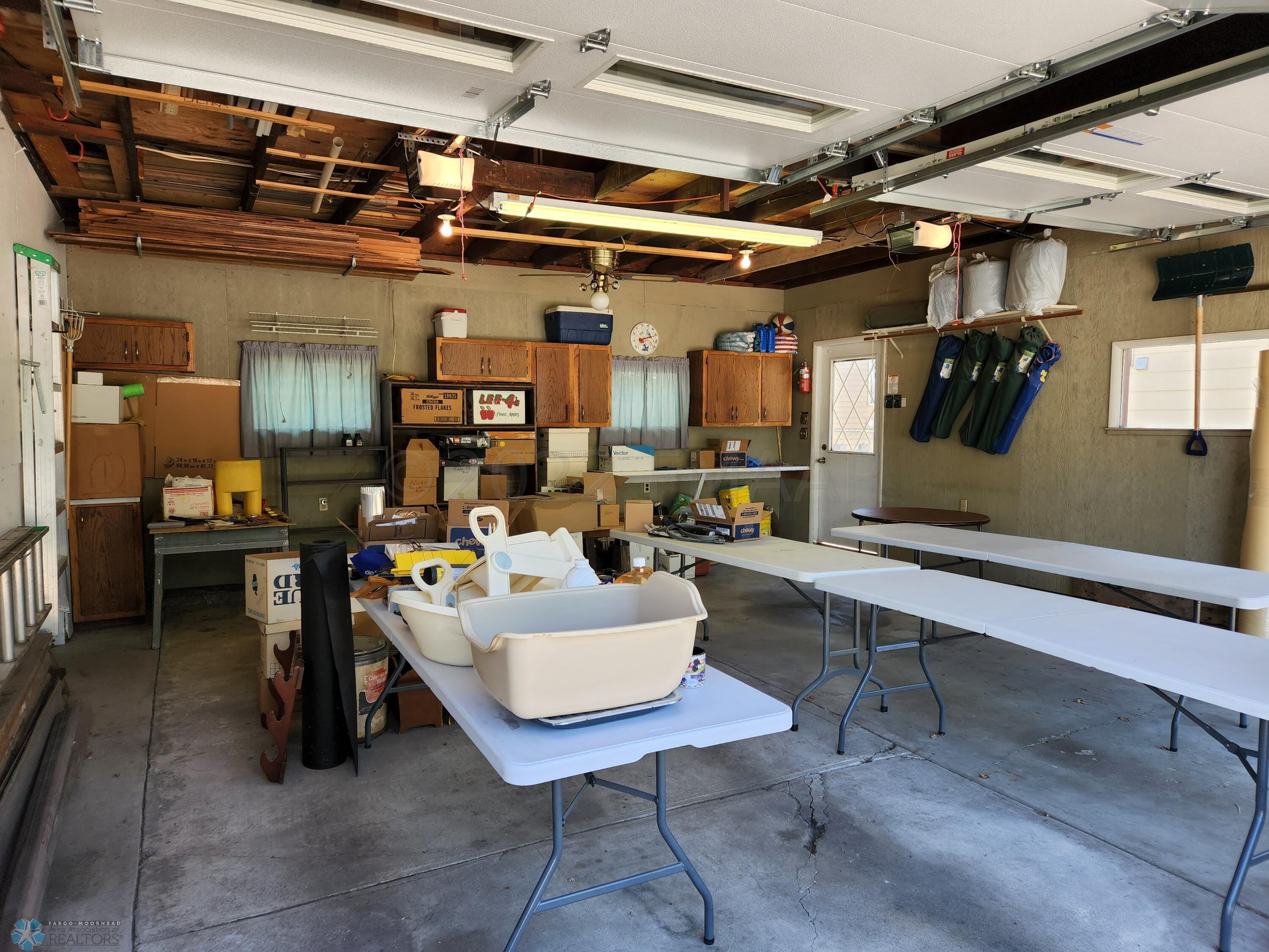 Interior of 2 Stall Garage