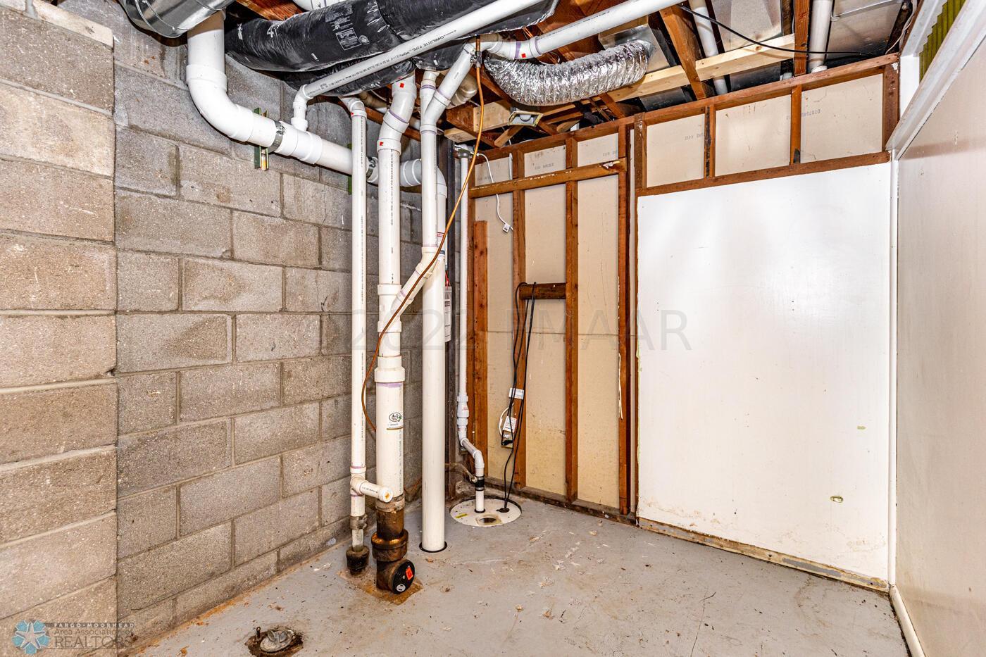 Rough-in for Future Bathroom