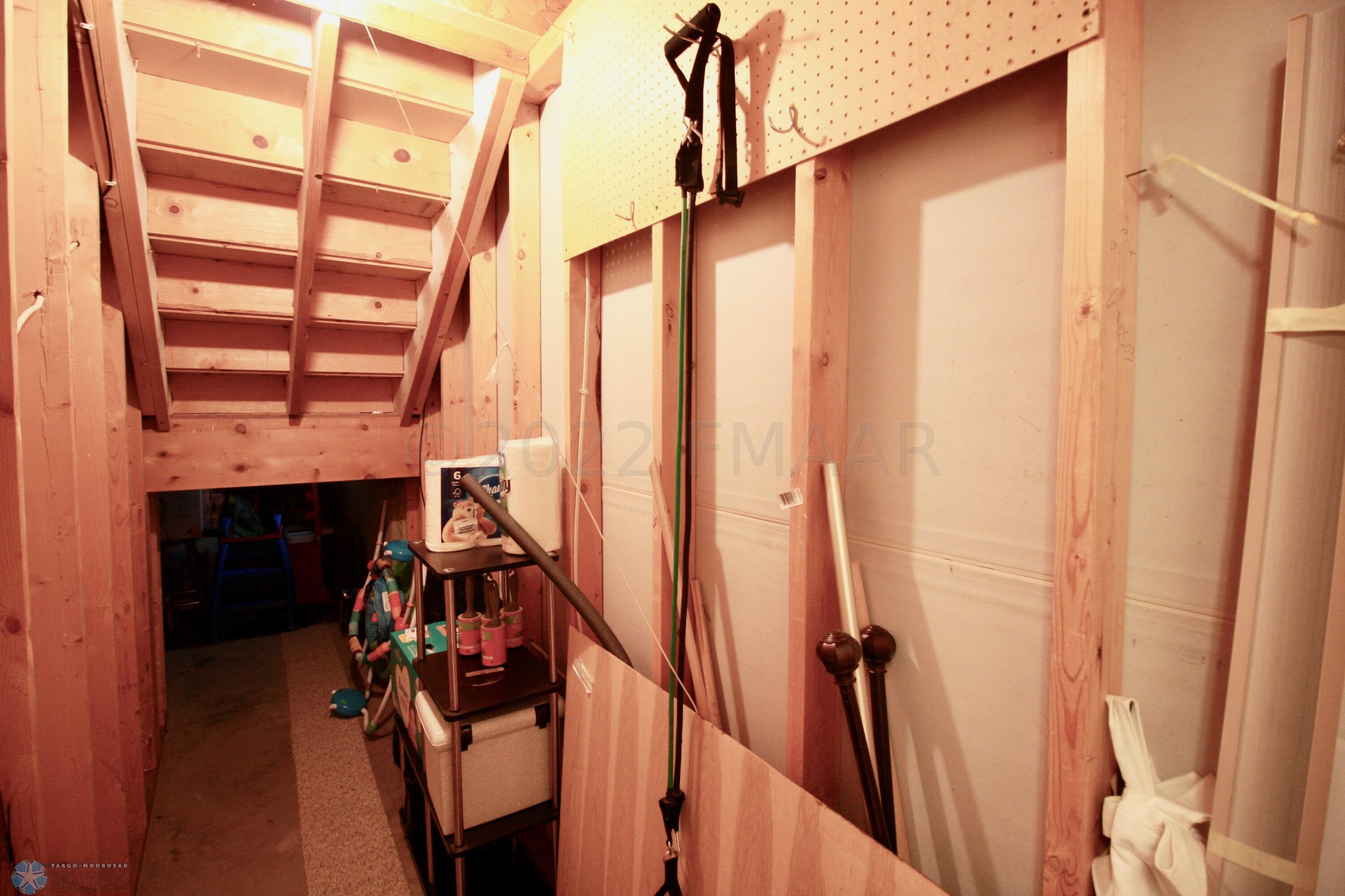 Under stairs storage