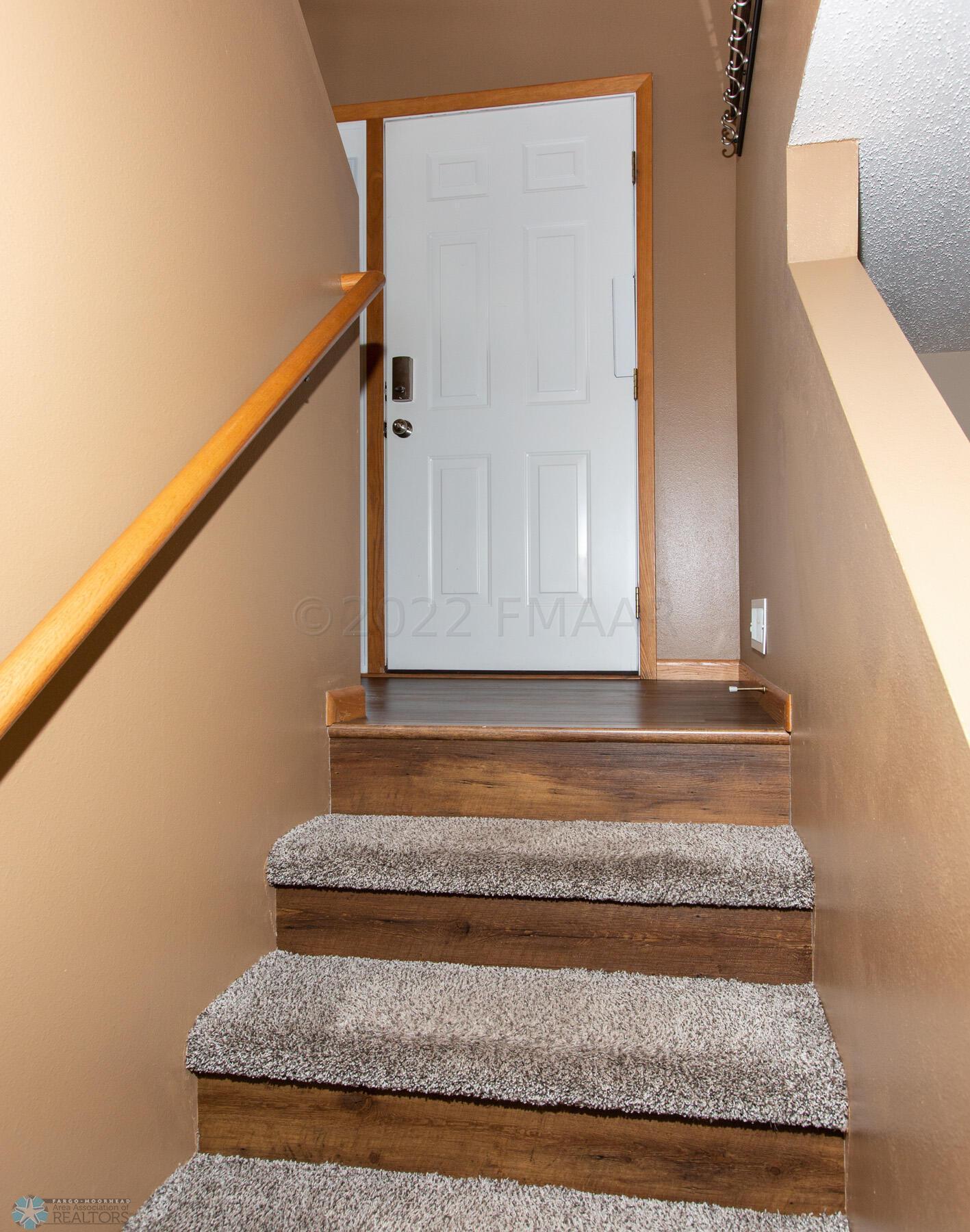 Stair detail in Foyer