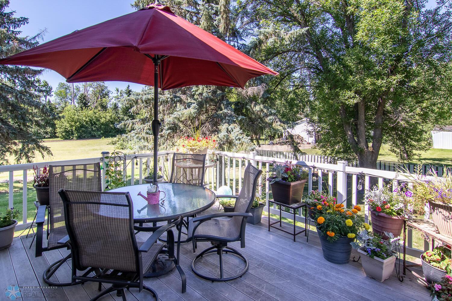 Beautiful views from elevated deck