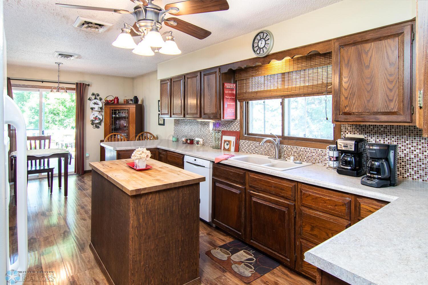 Kitchen and dining area
