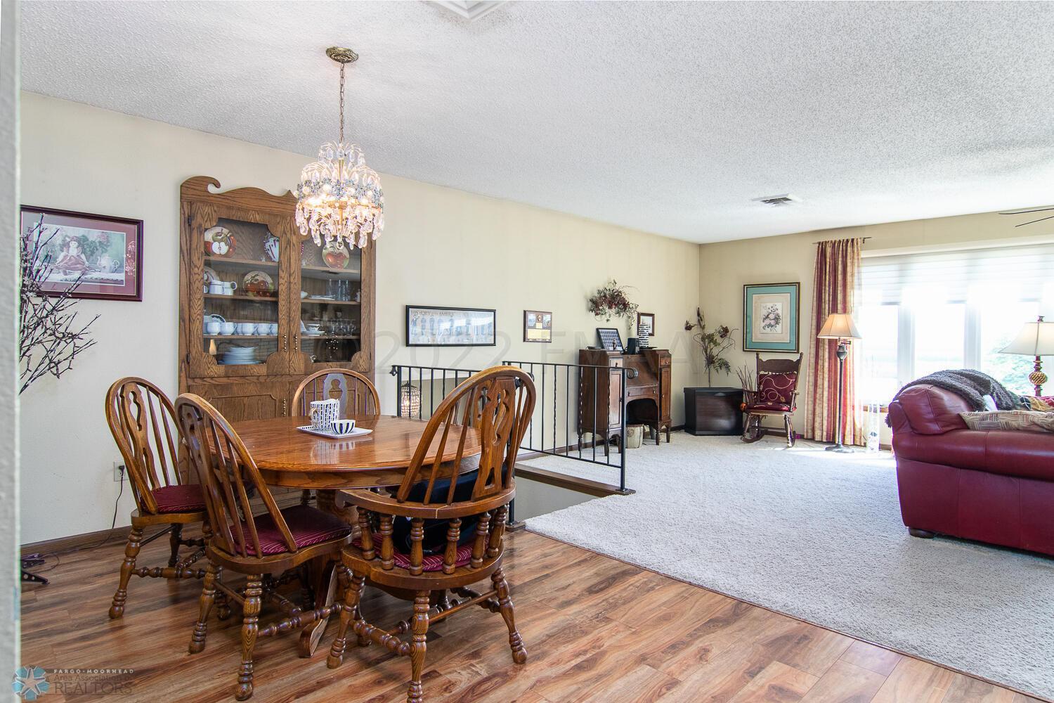 Formal dining by living room