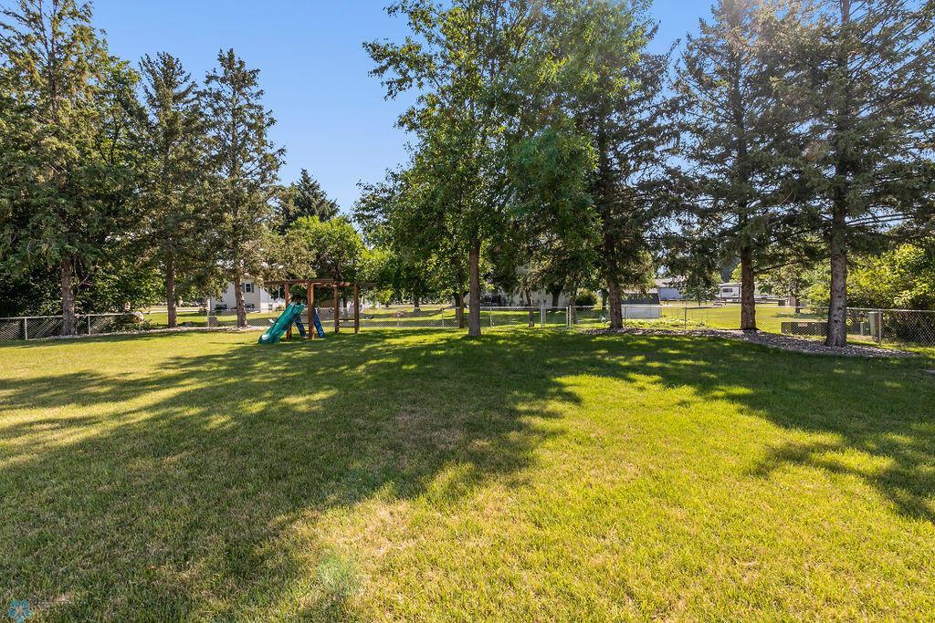 Large backyard