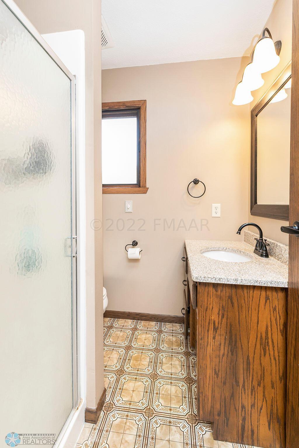 3/4 bathroom