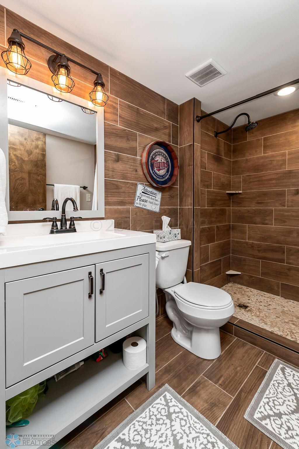 Basement bathroom
