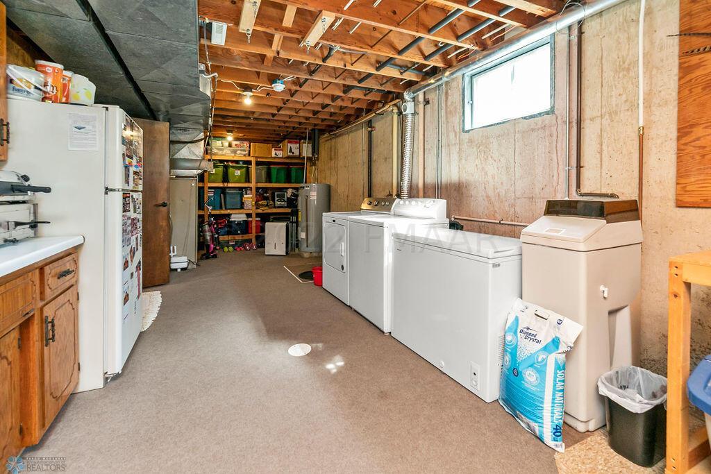 Basement laundry/Utility/Storage