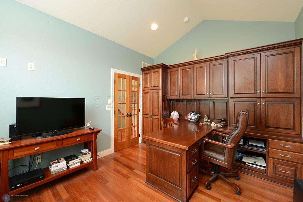 Main Floor Office w Beautiful Cherrywood