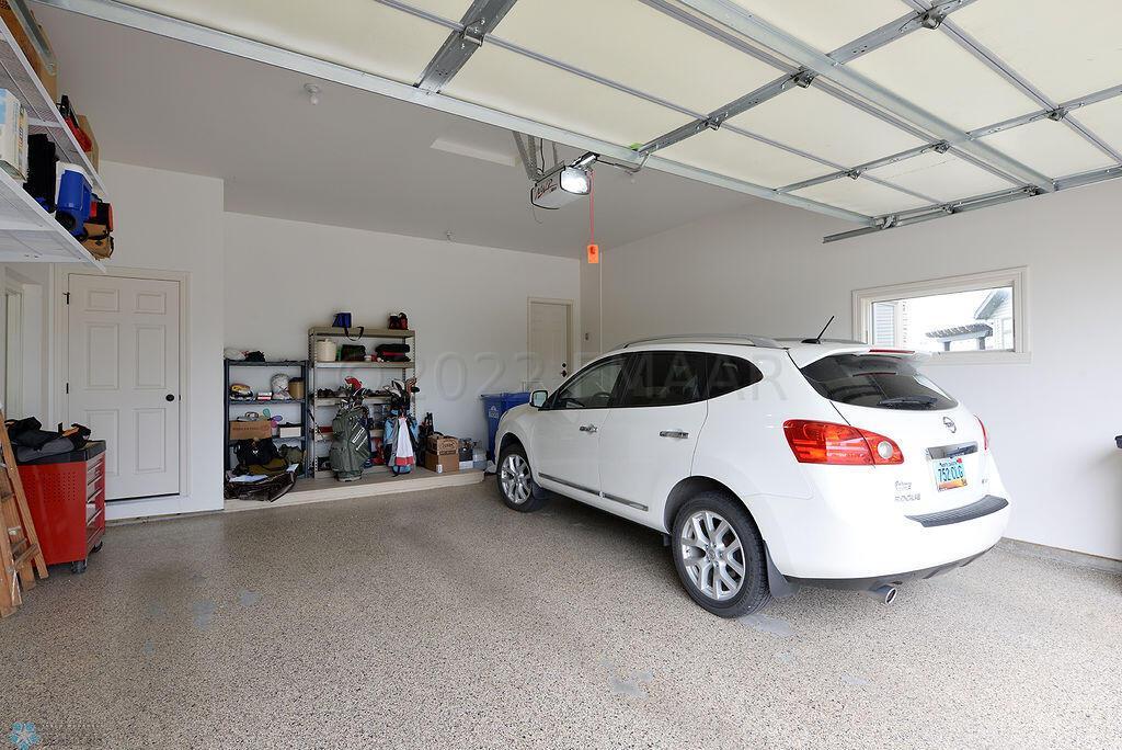 Extra Deep Garage with Epoxy Floor and A