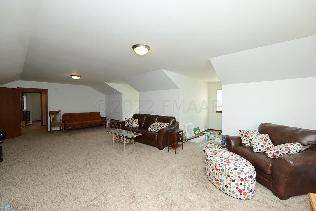 Bonus Room with Storage Closets and Wind