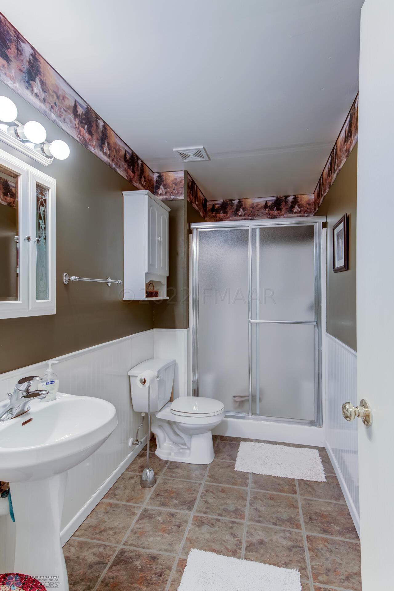 Lower level bathroom