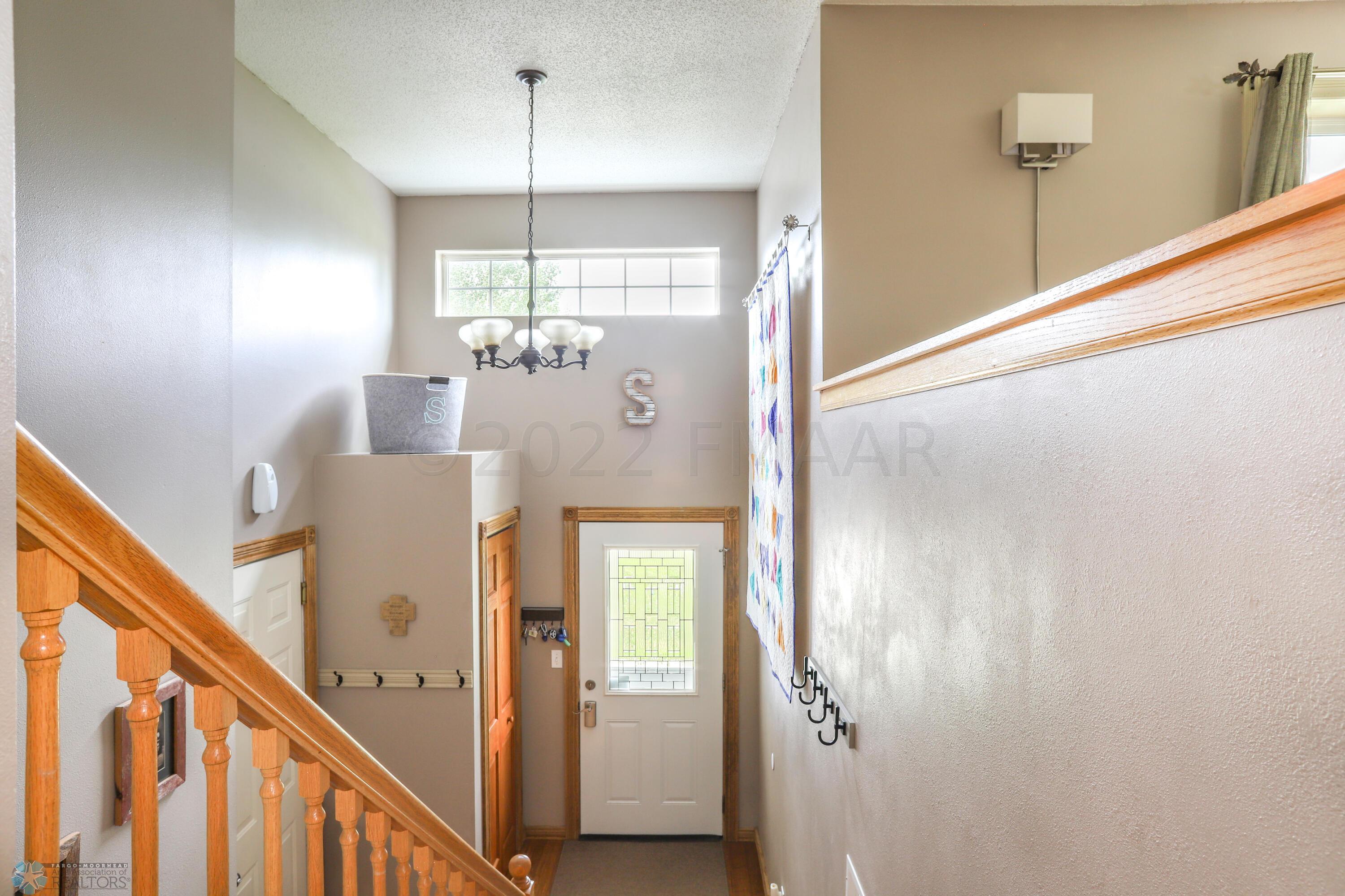Split entry from upper level