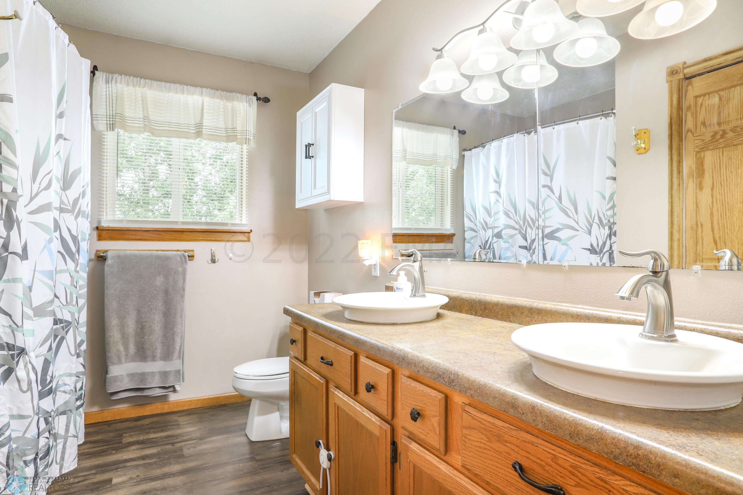 Upper level bathroom