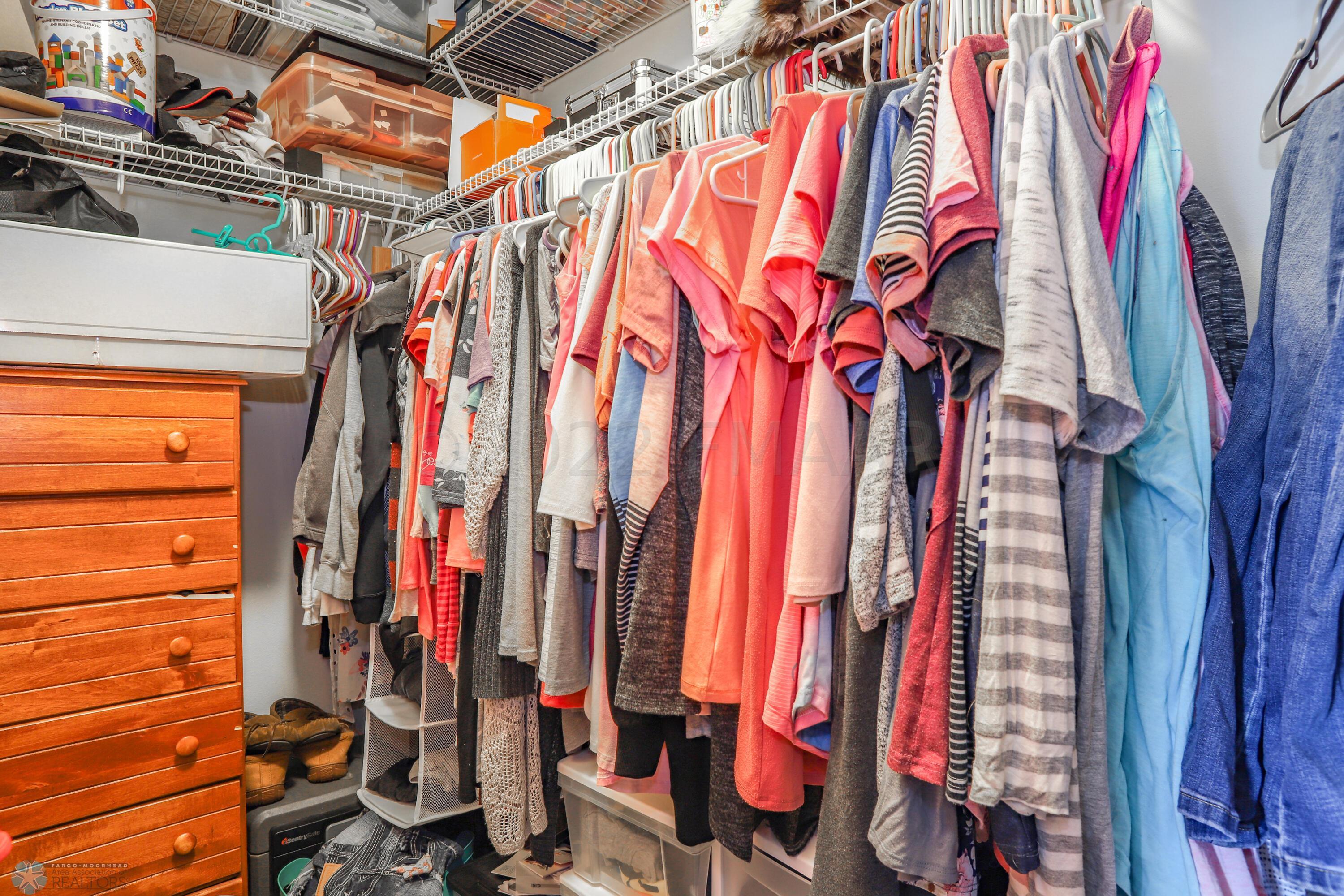 Primary closet