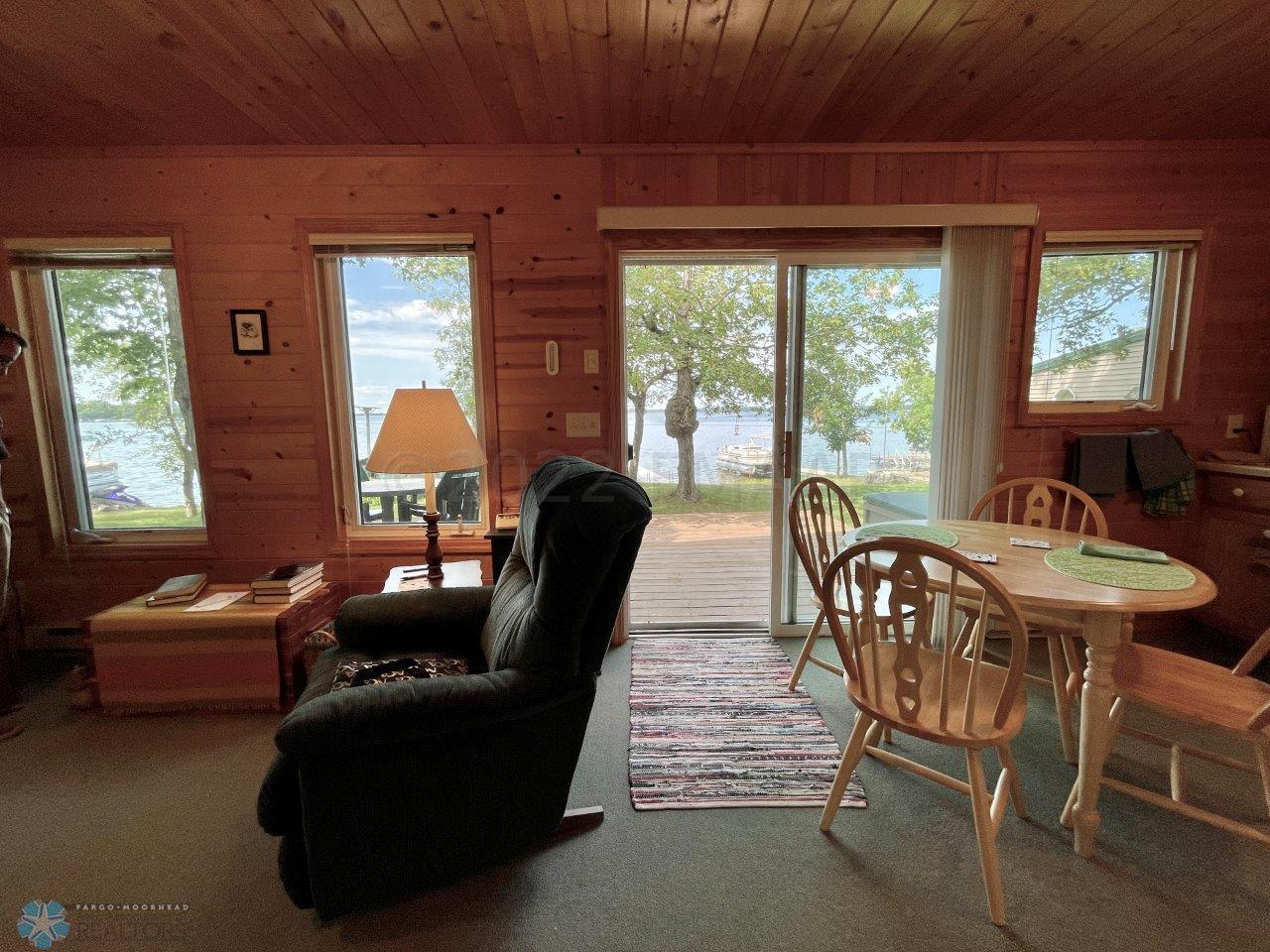 5-Lake view from inside cabin