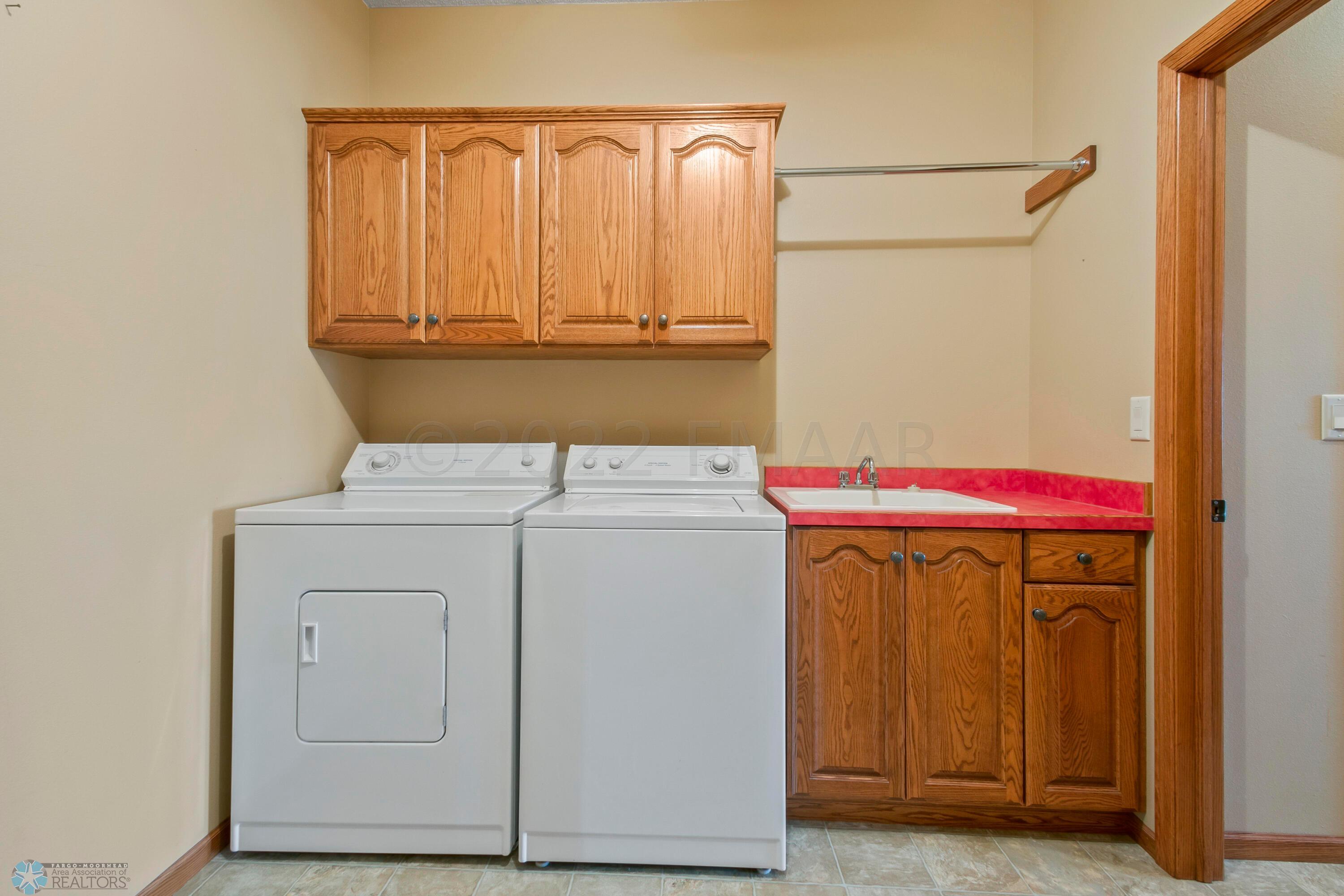 Main level laundry room