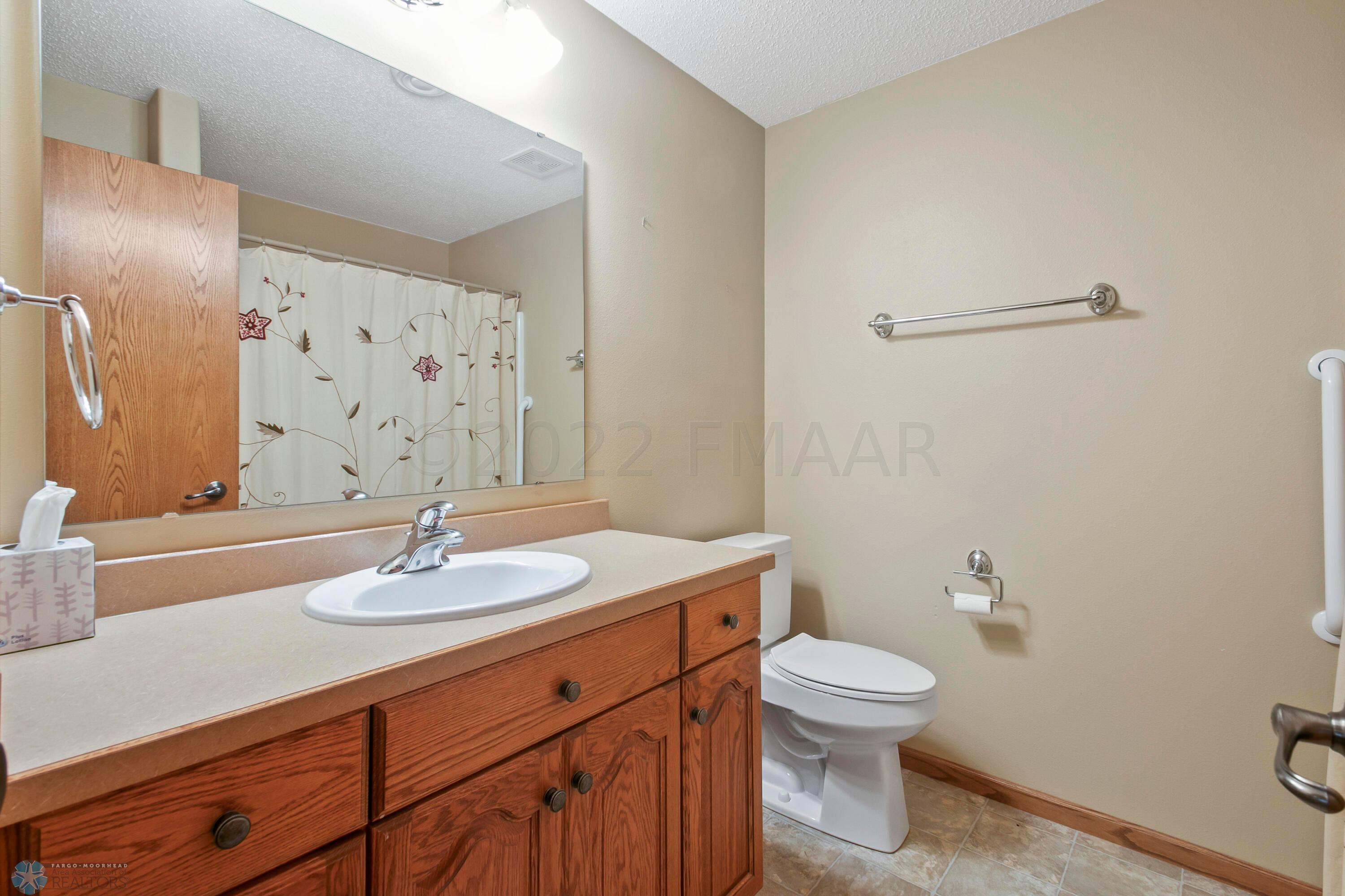 Lower level full bathroom