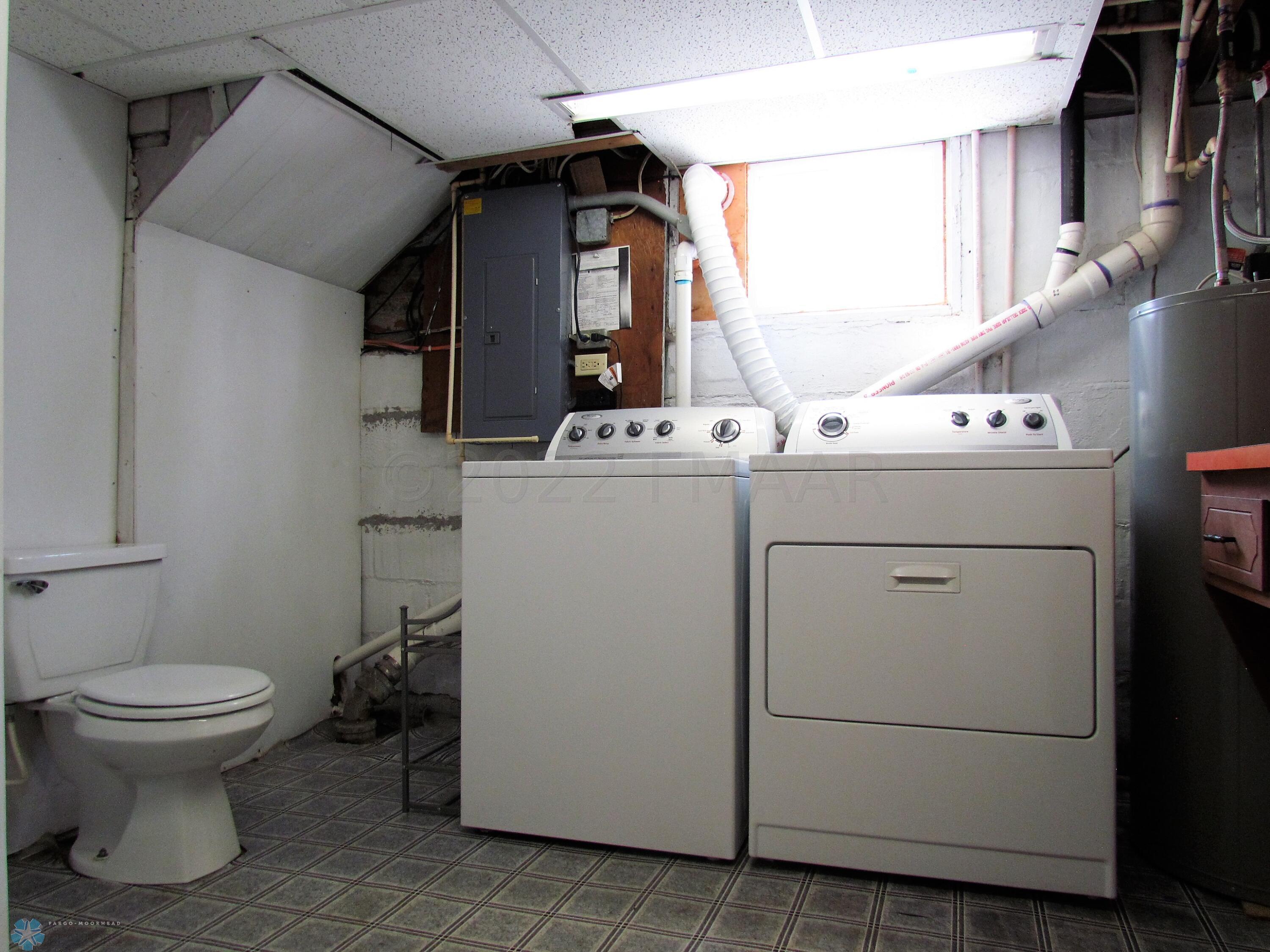 Laundry/Half Bath- Basement