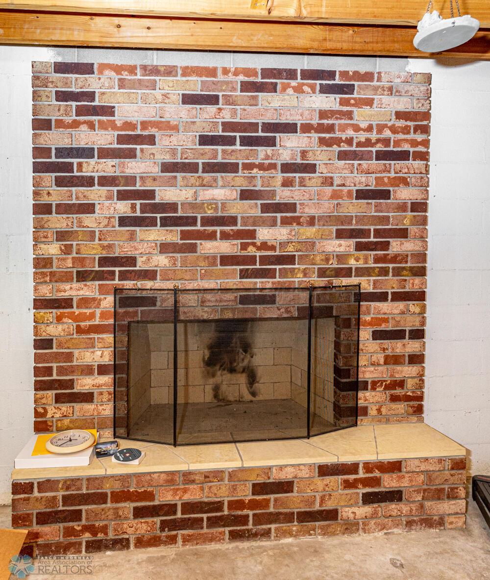 Basement Fireplace