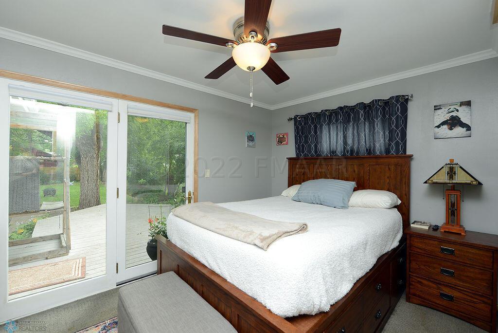 Main Bdrm with Patio Door