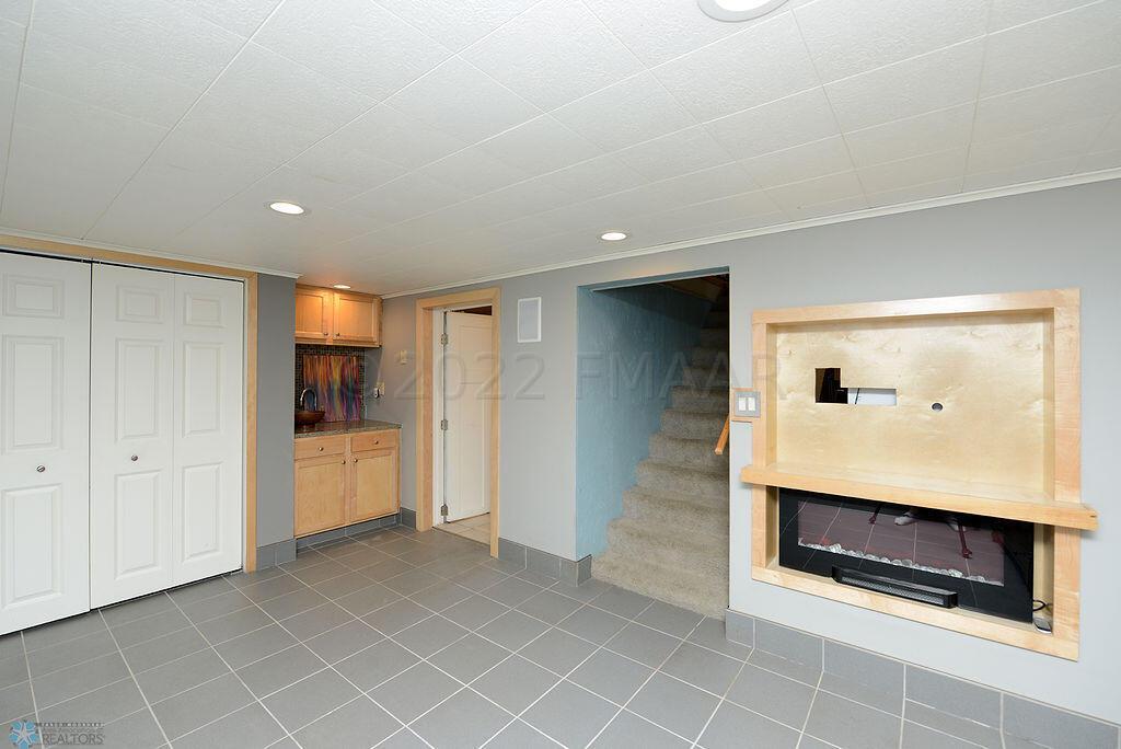 Family Room with Builtins