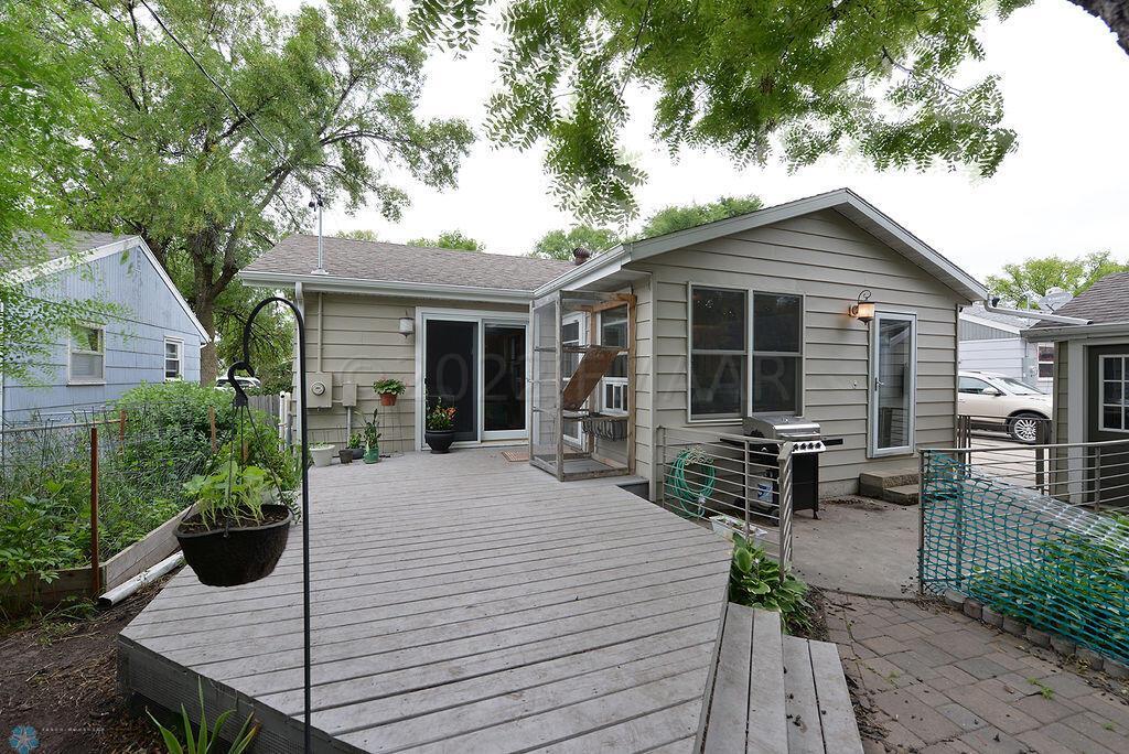 Huge Deck Off Patio Doors