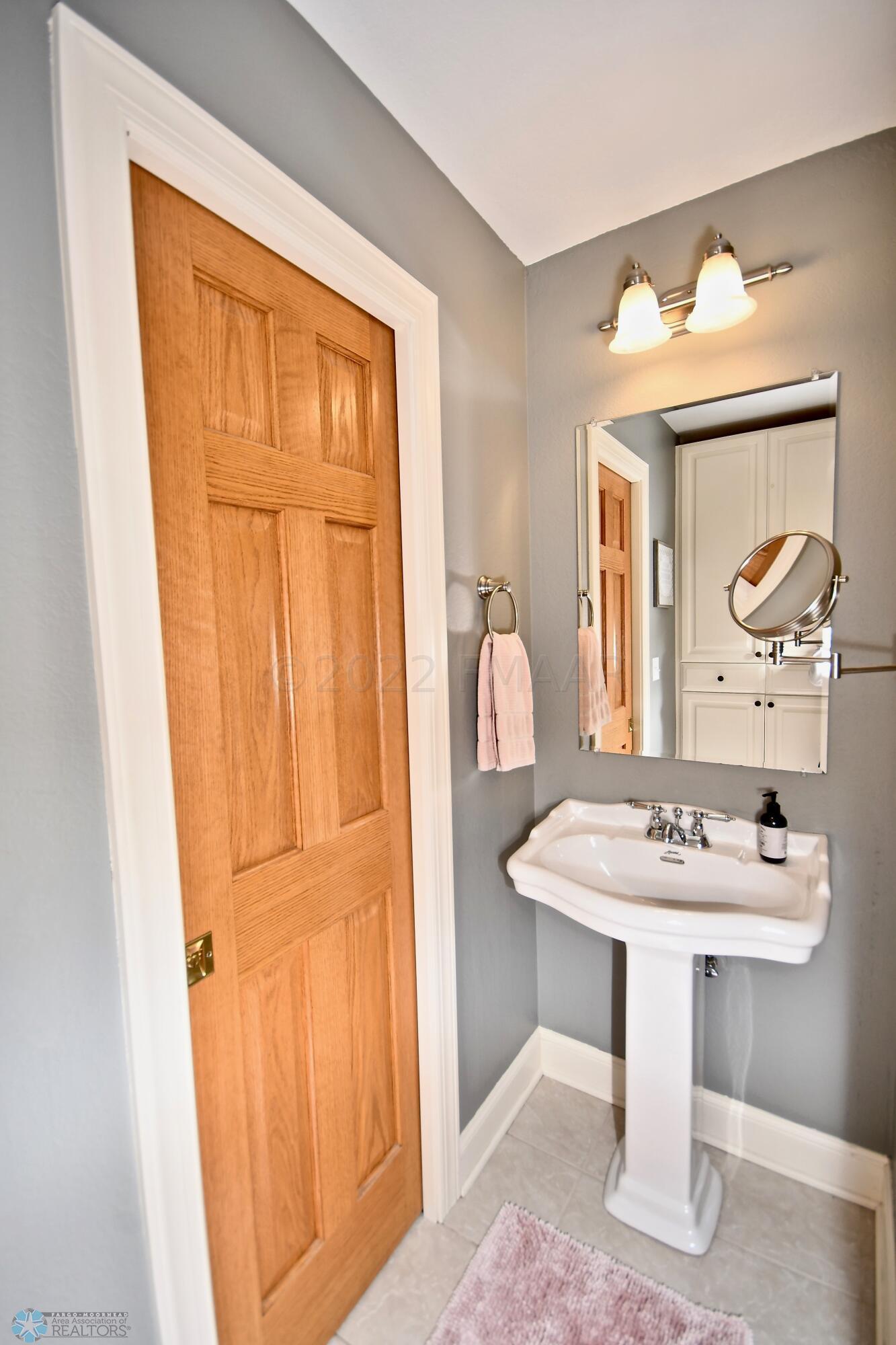 Main level Half Bath