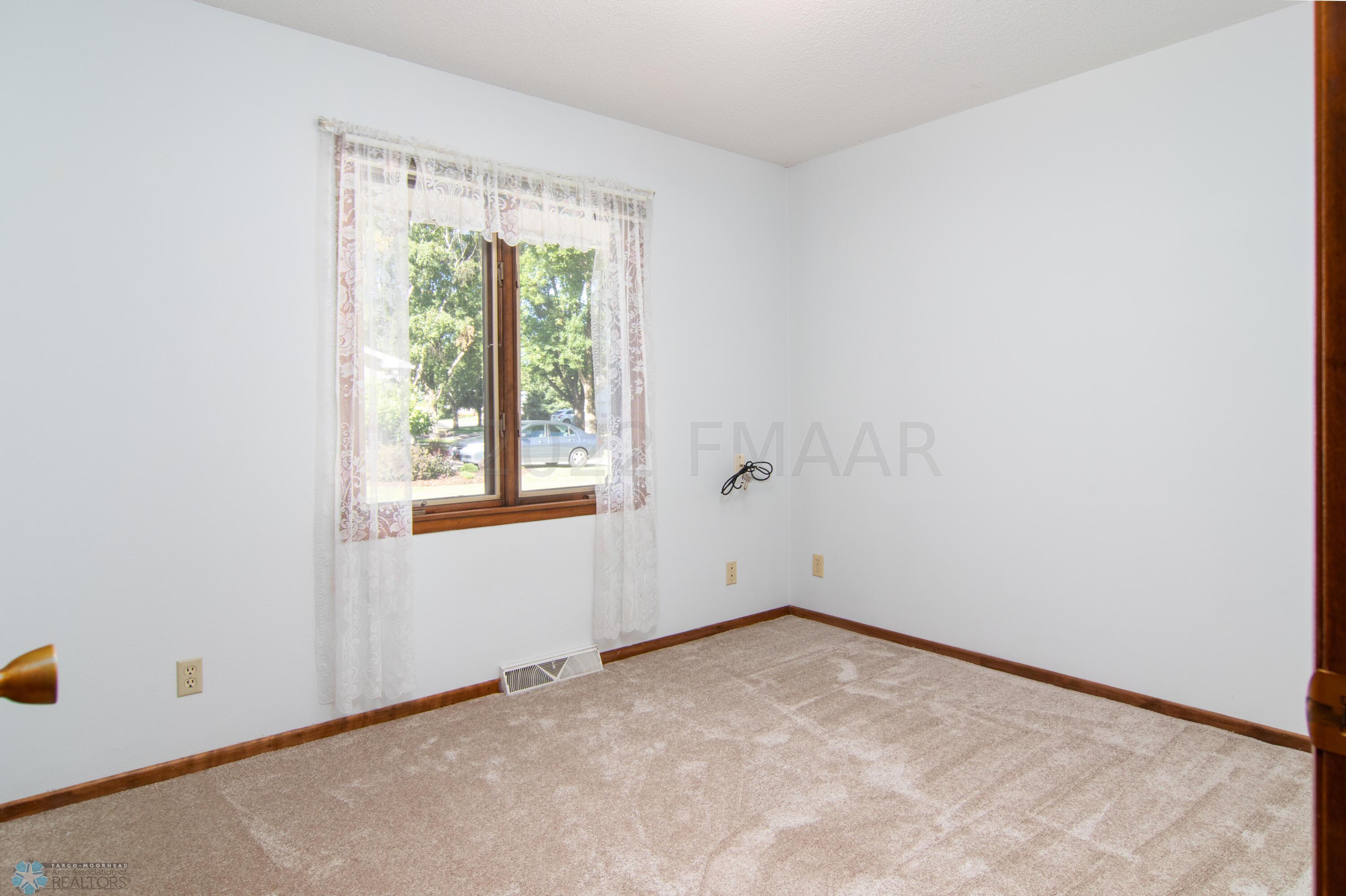 bedroom-- new carpet