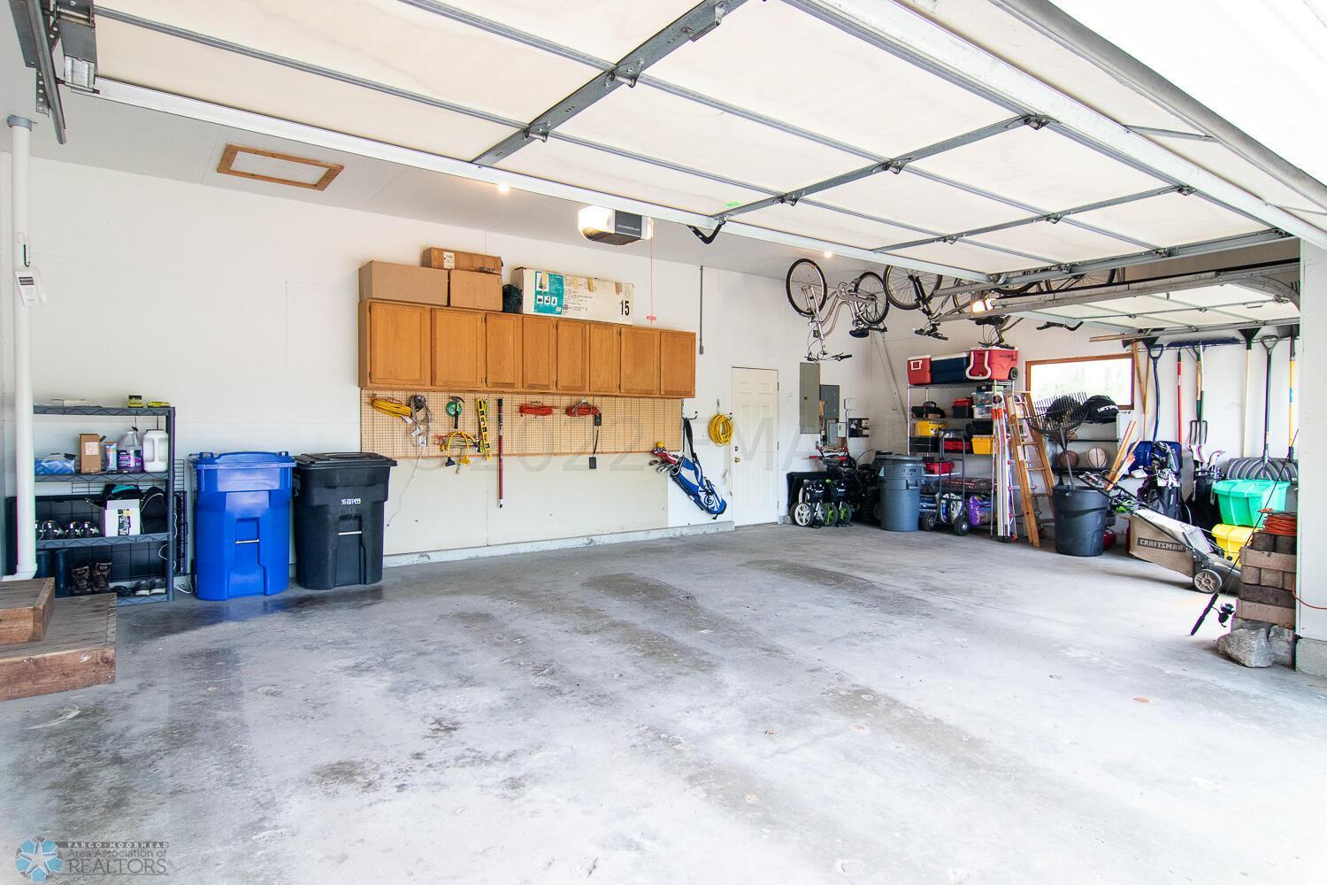 Finished 3 stall Garage