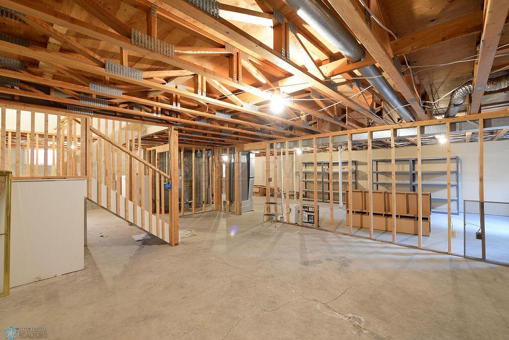 Huge Unfinished Basement