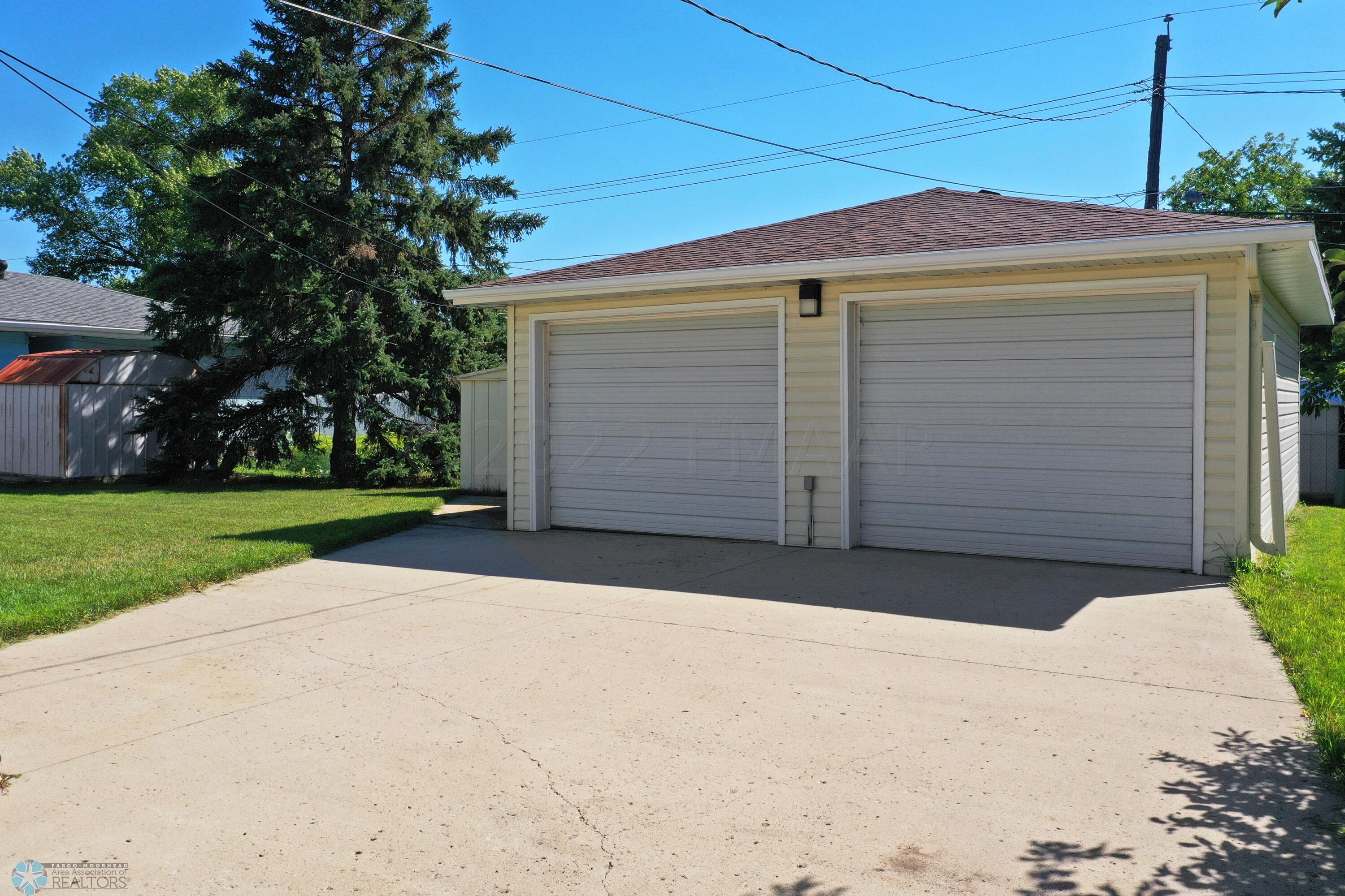 2 Stall detached garage