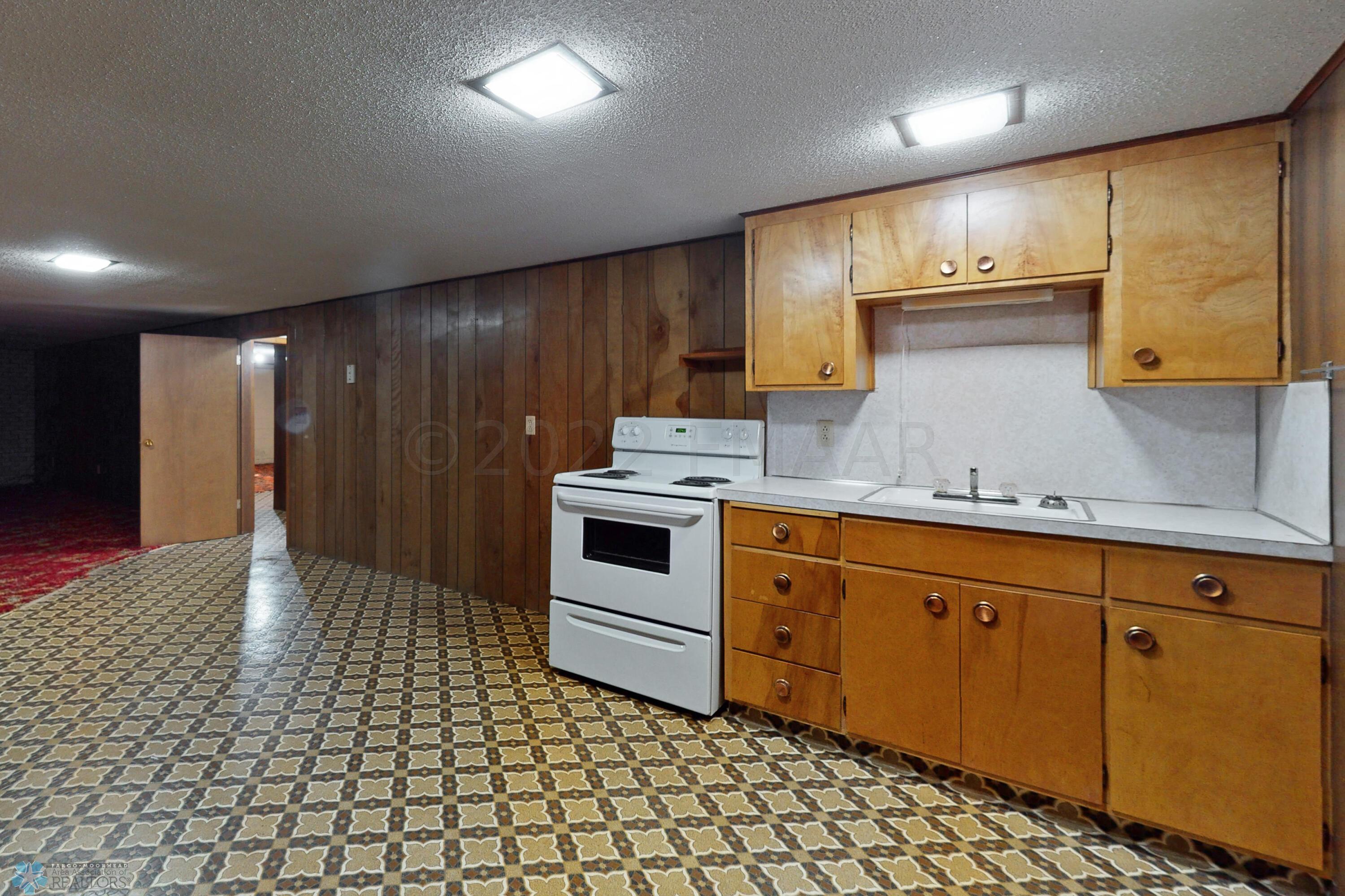 Family room with kitchenette