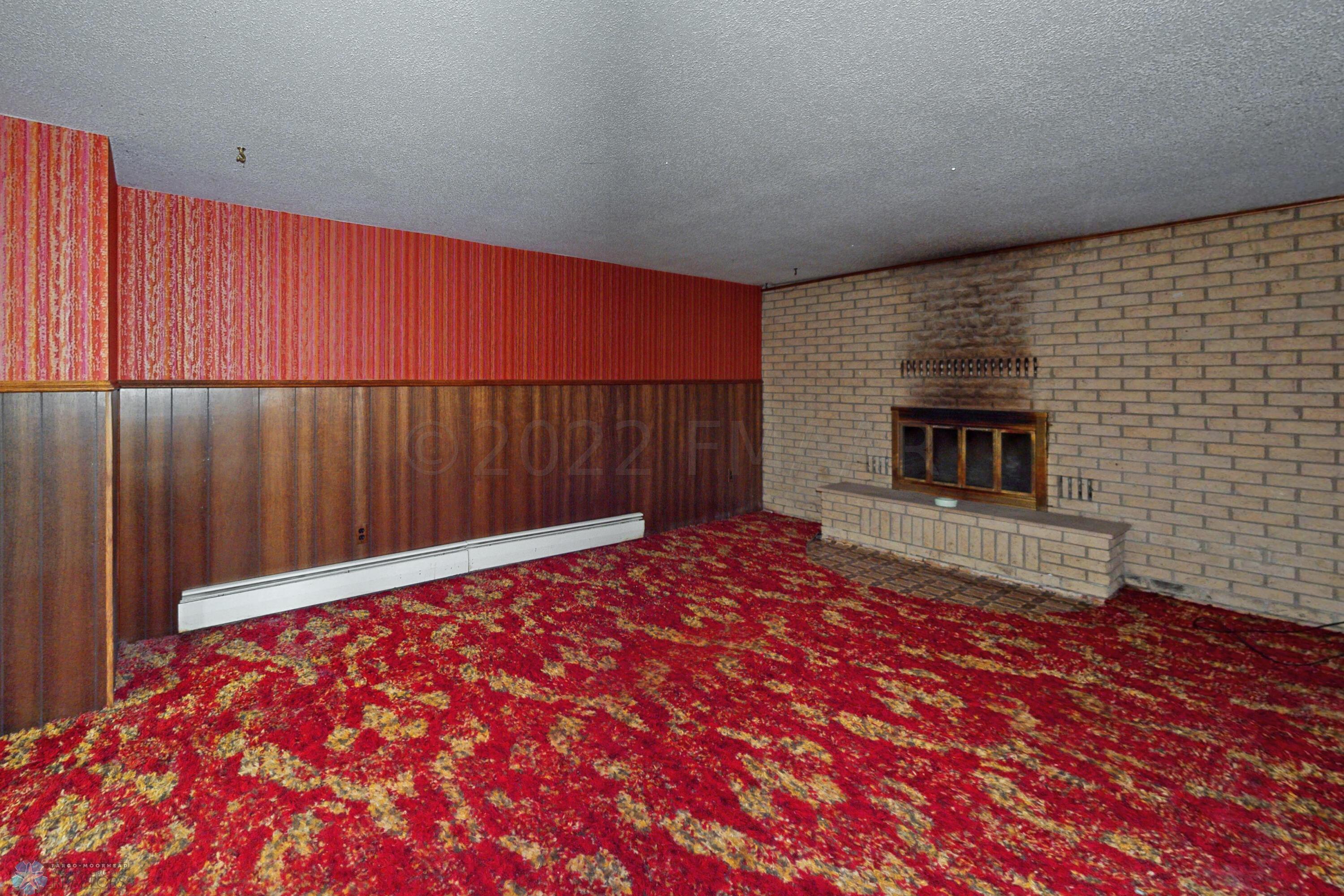 Family room fireplace