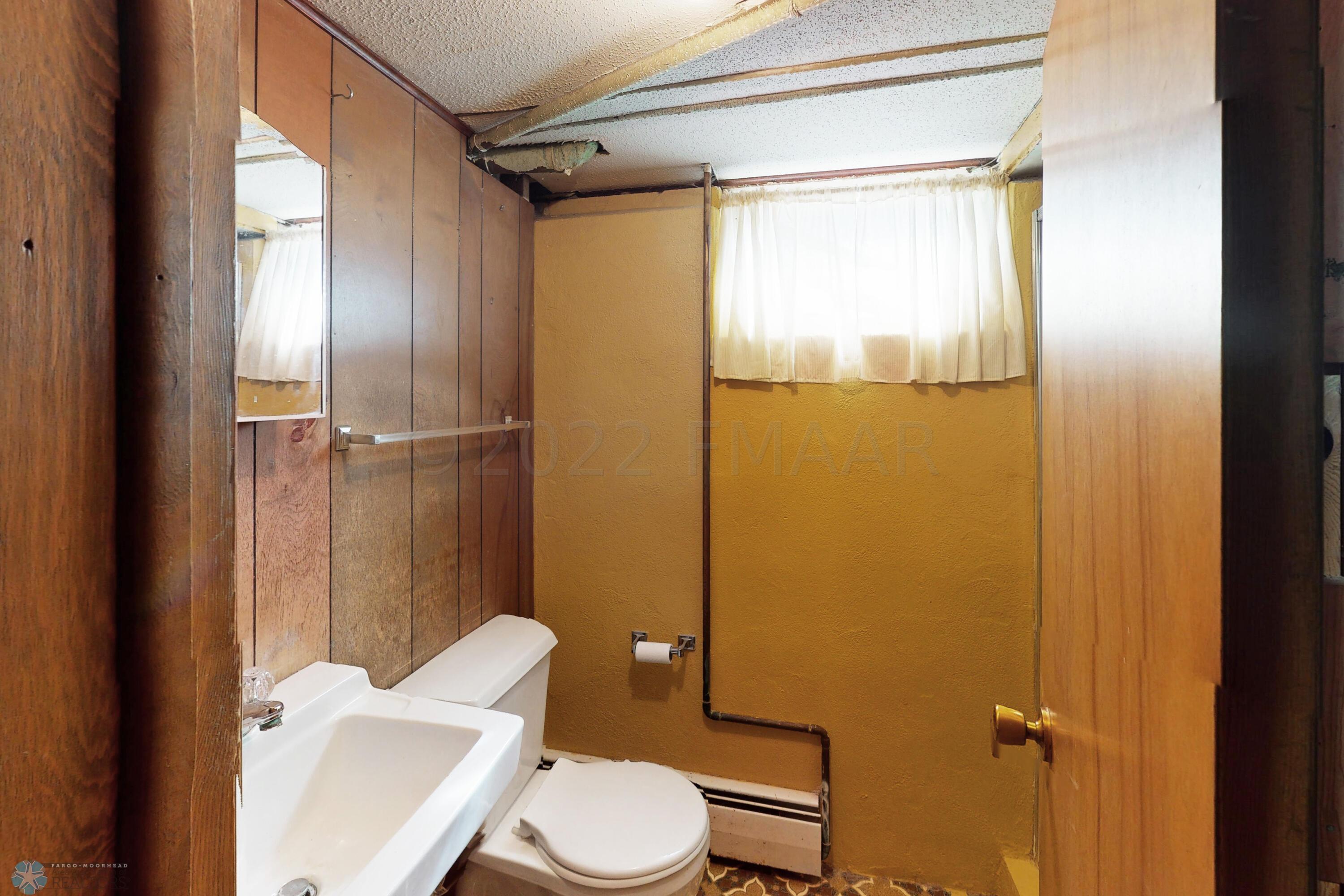 basement 3/4 bath