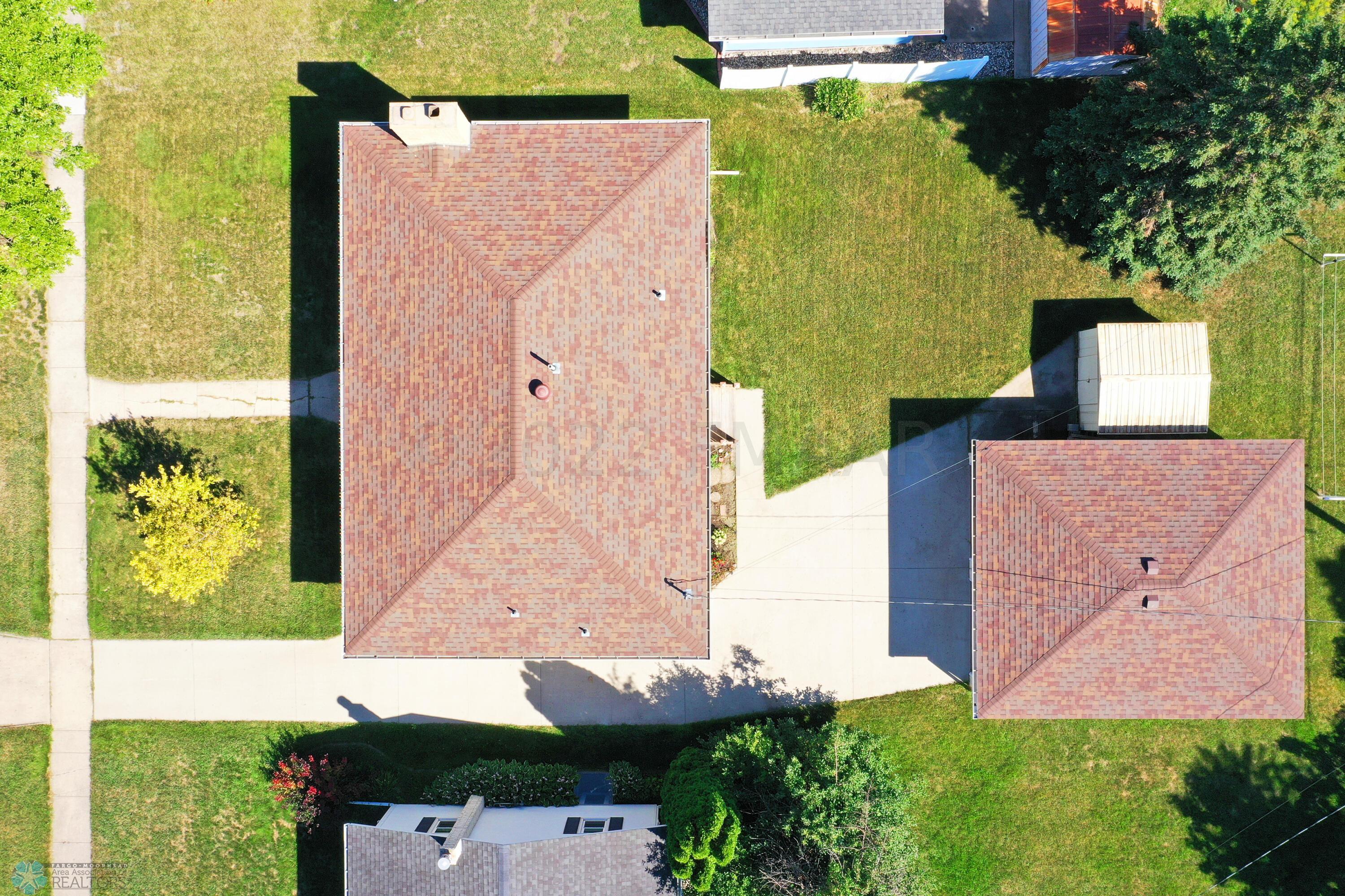Arial top of home