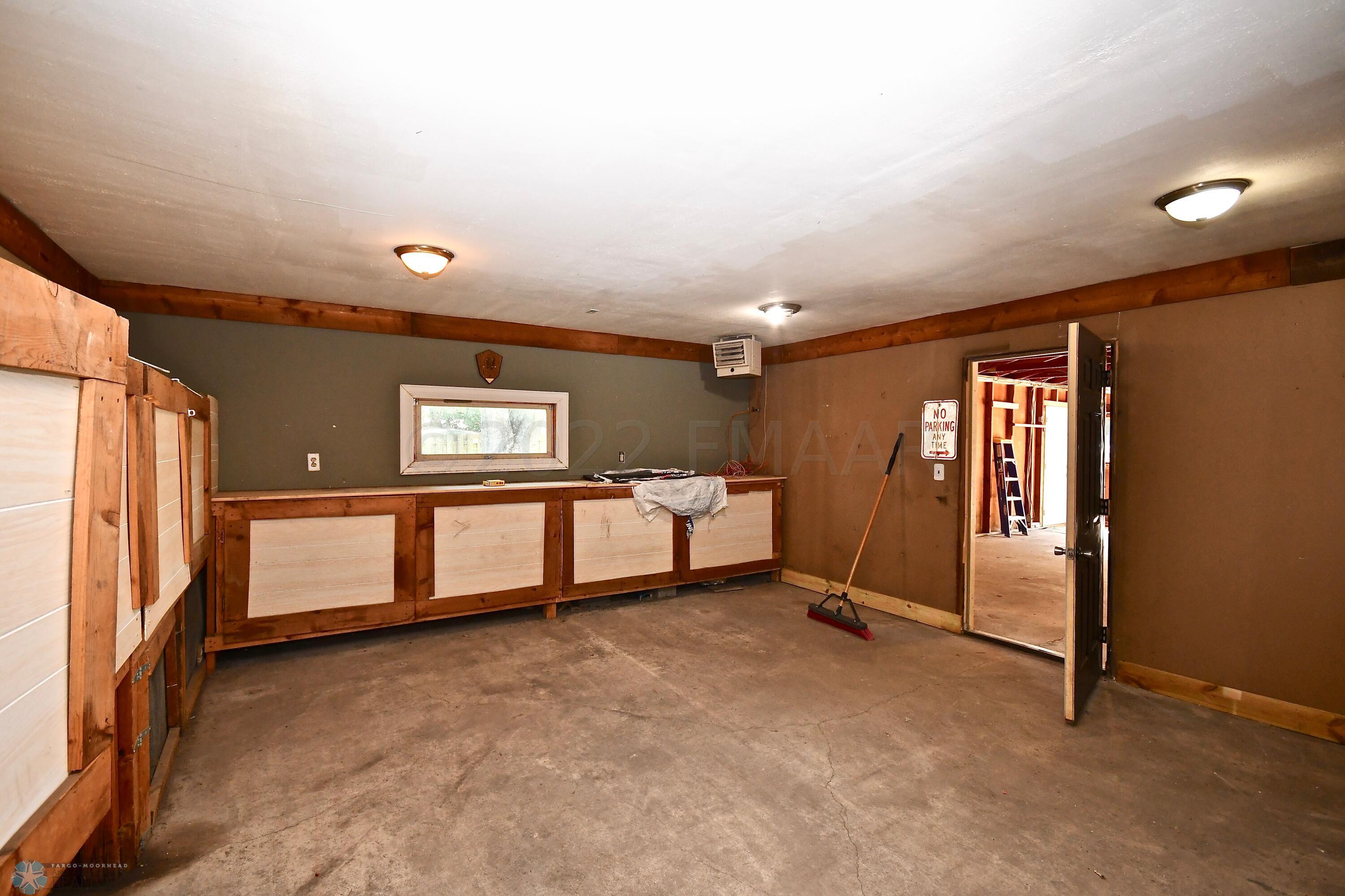 Extra Room in back of garage