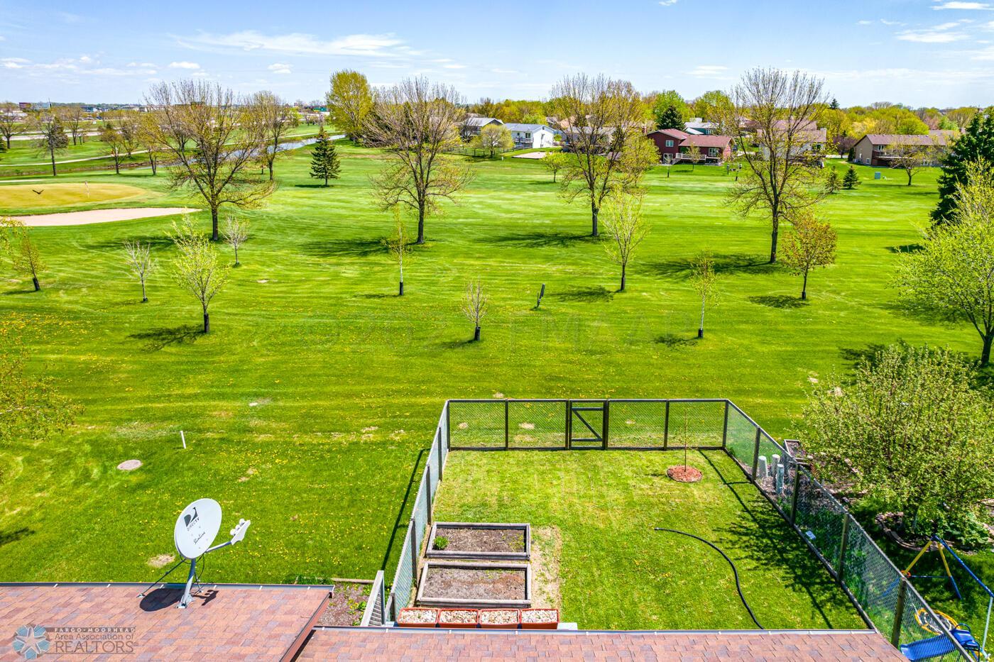 Aerial View of Backyard