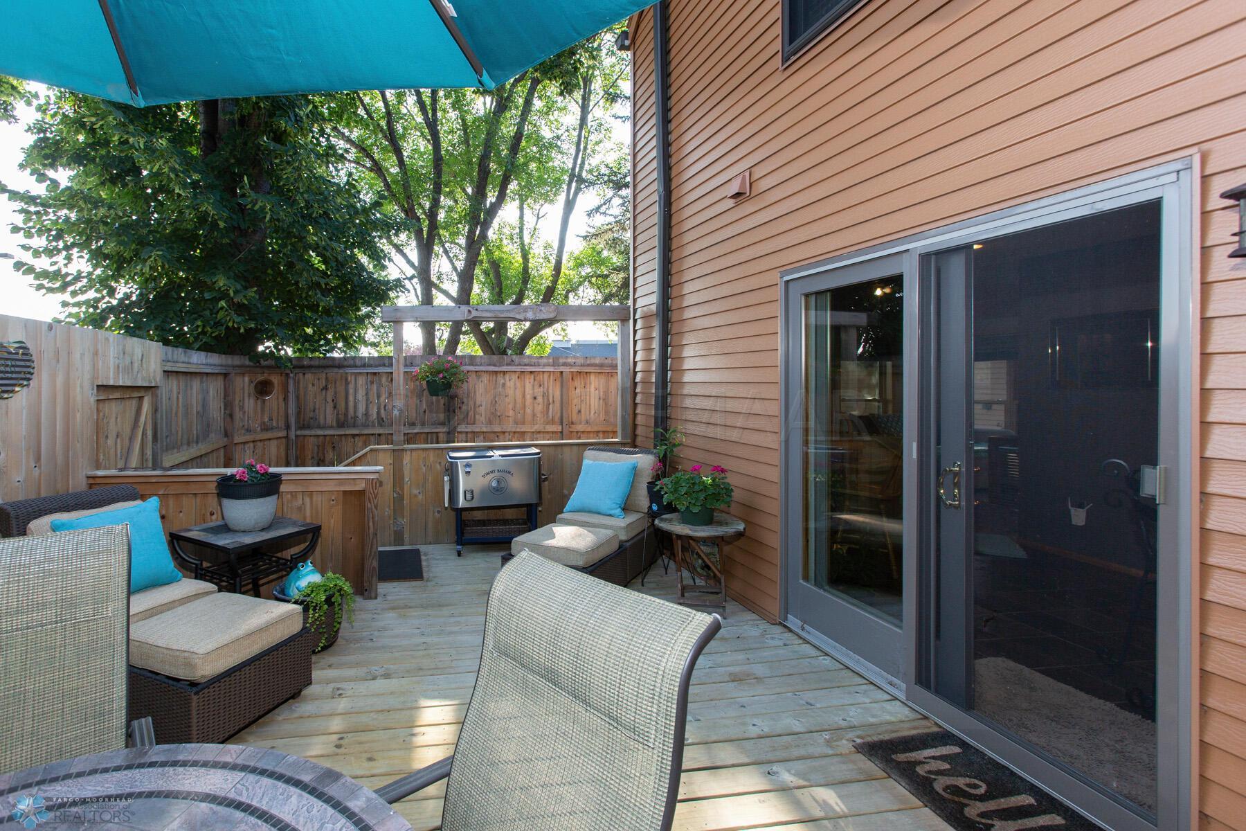 Private backyard
