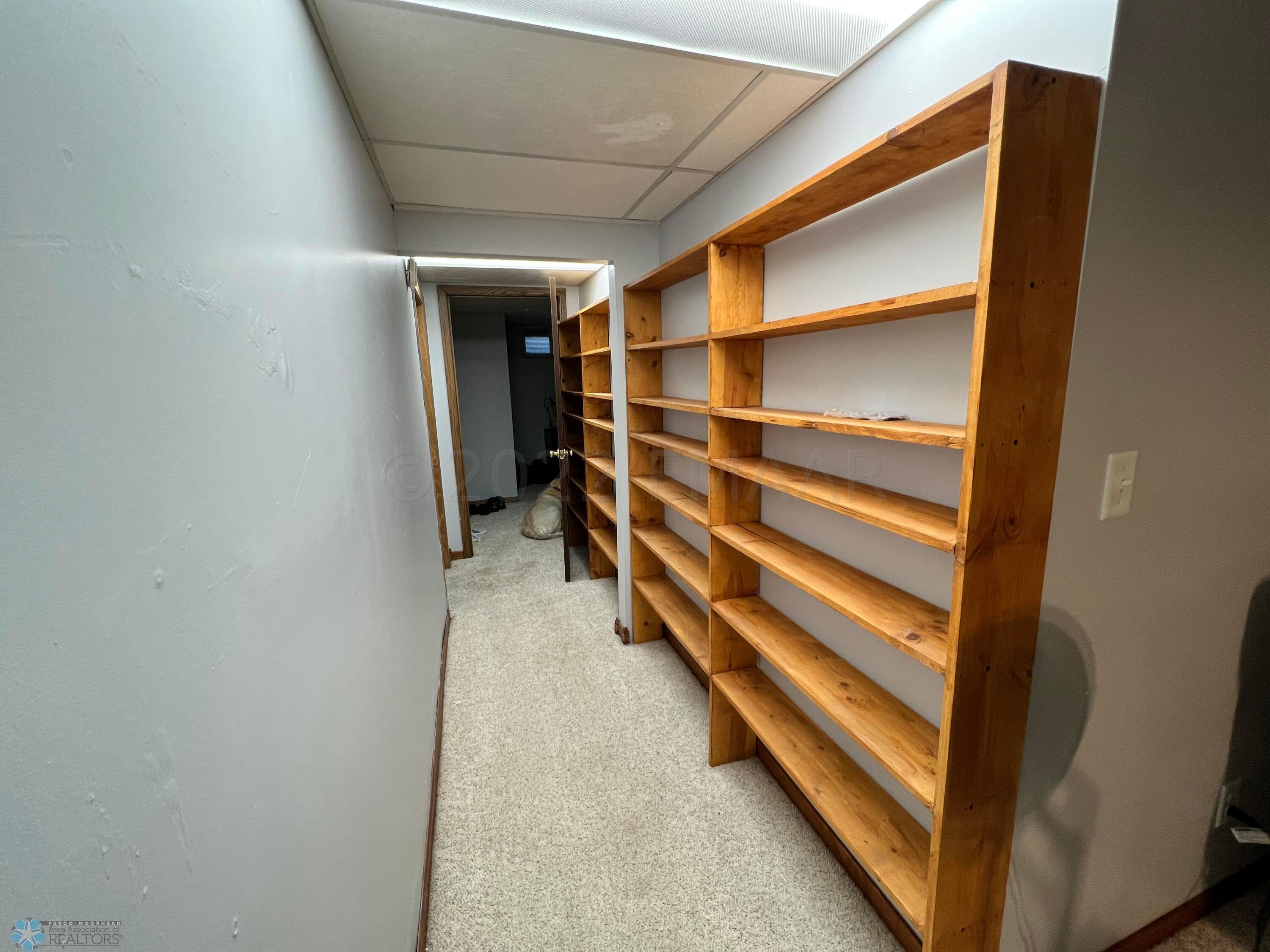 Hallway shelving